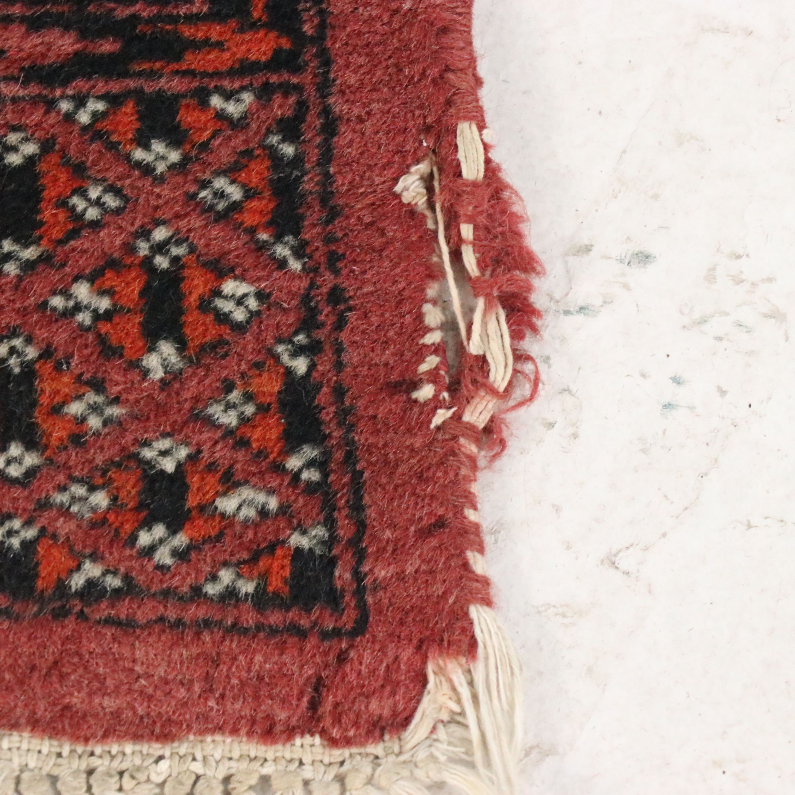 2'1 x 8'5 Hand-Knotted Pakistani Bokhara Carpet Runner