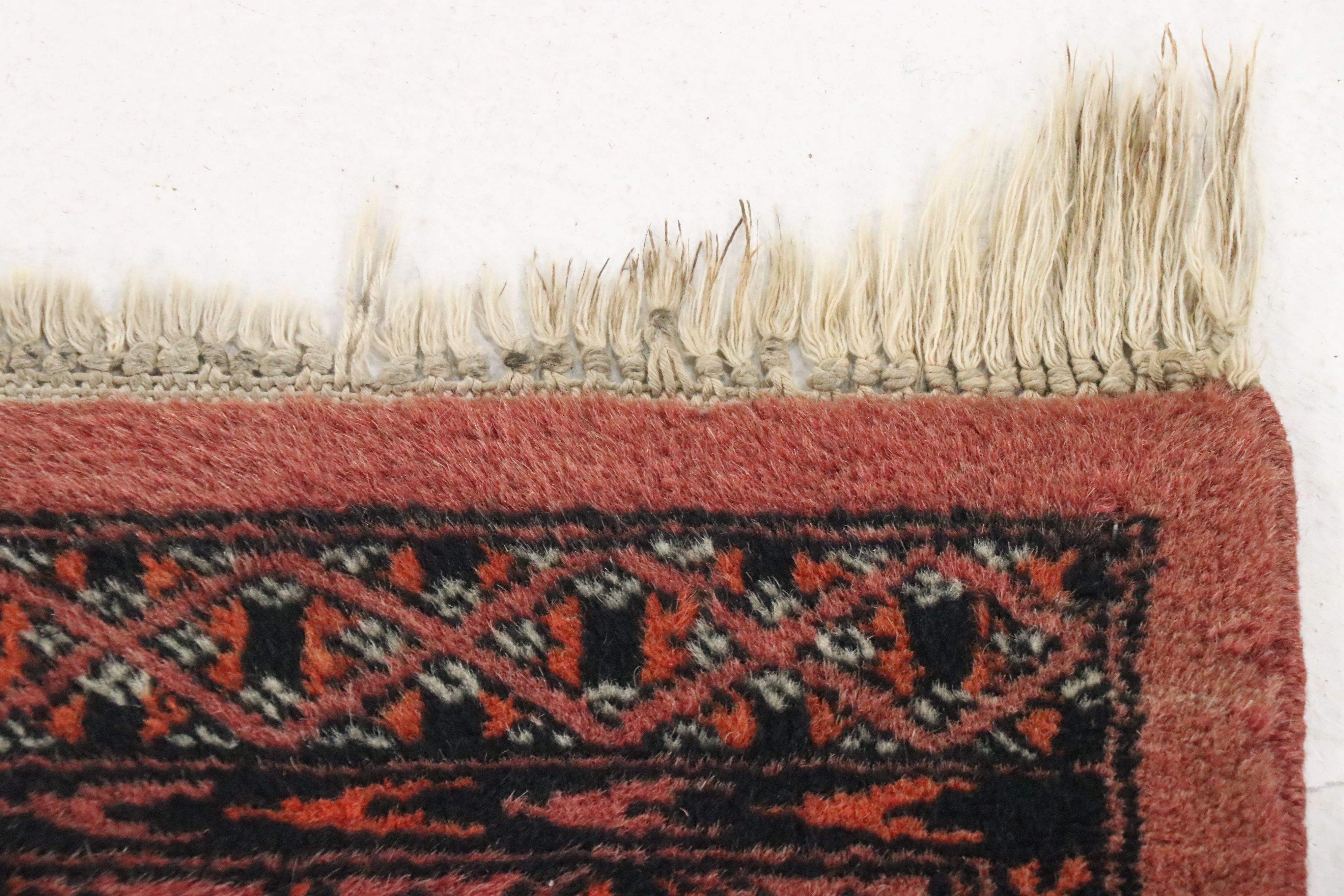 2'1 x 8'5 Hand-Knotted Pakistani Bokhara Carpet Runner