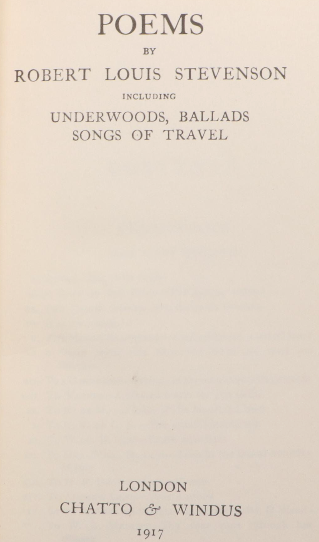 Fine-Paper Edition "The Works of Robert Louis Stevenson" Fourteen-Volume Set