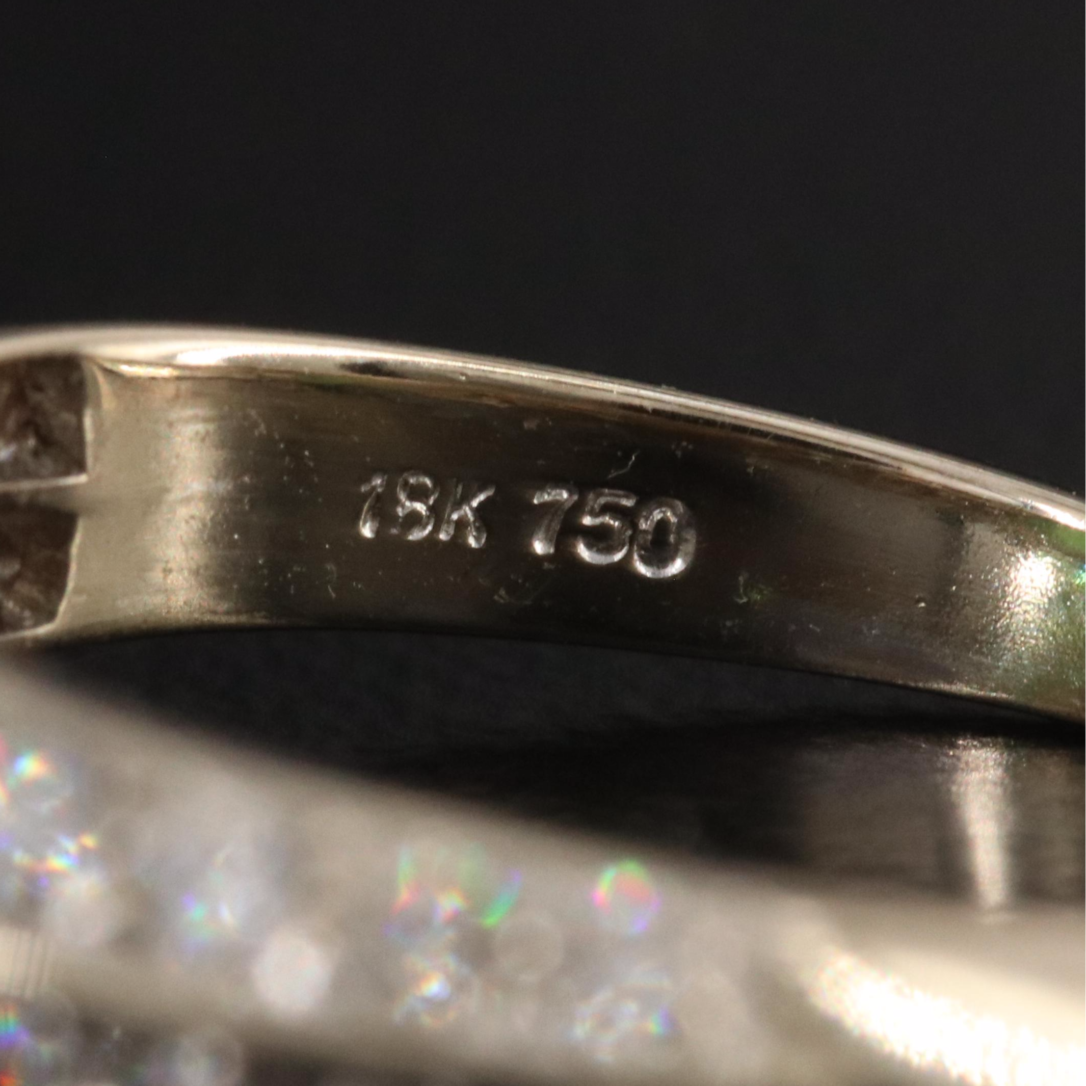 18K 1.59 CT Tsavorite and Diamond Ring