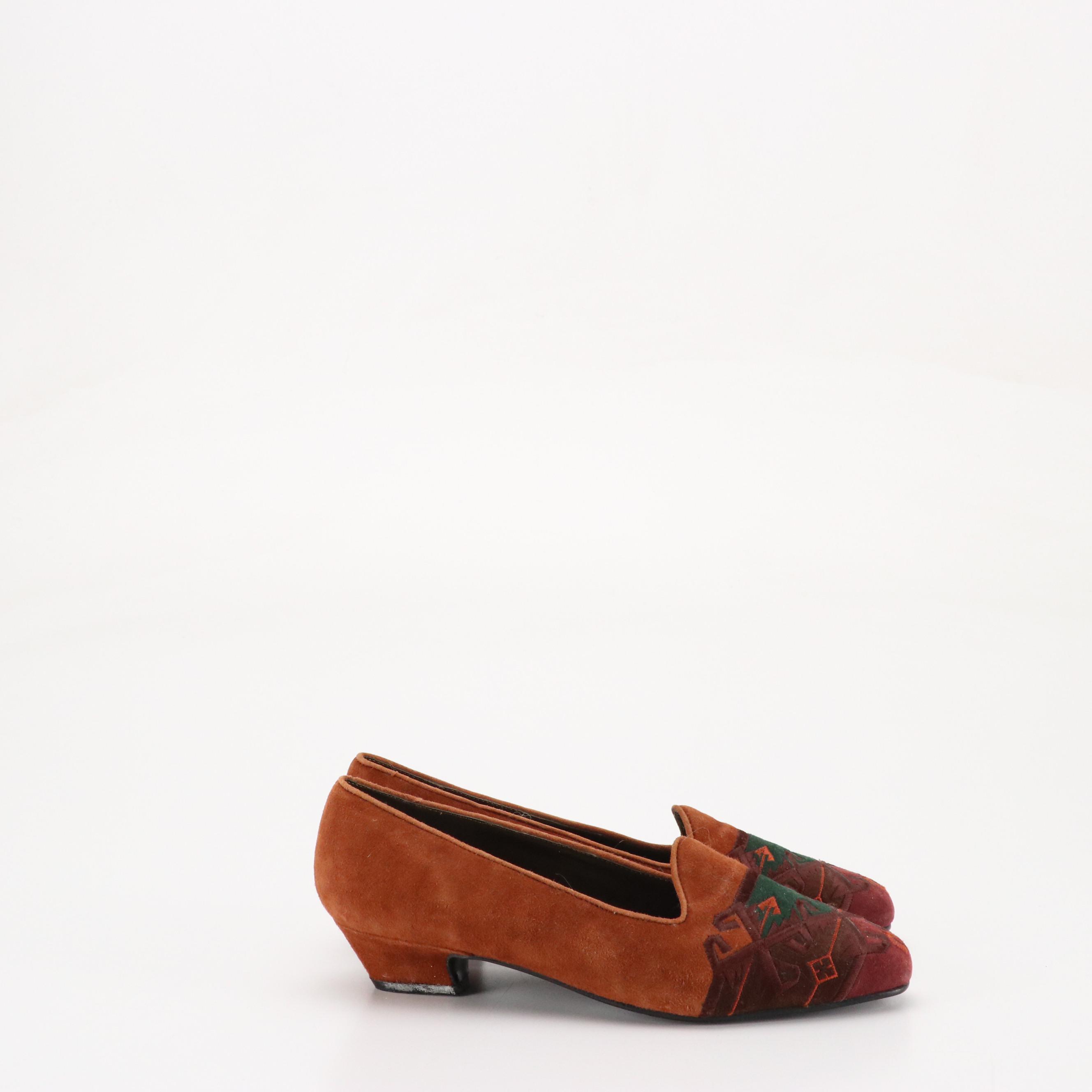 Stubbs & Wootton of Palm Beach Martini Velvet Slipper Loafers and More Pumps