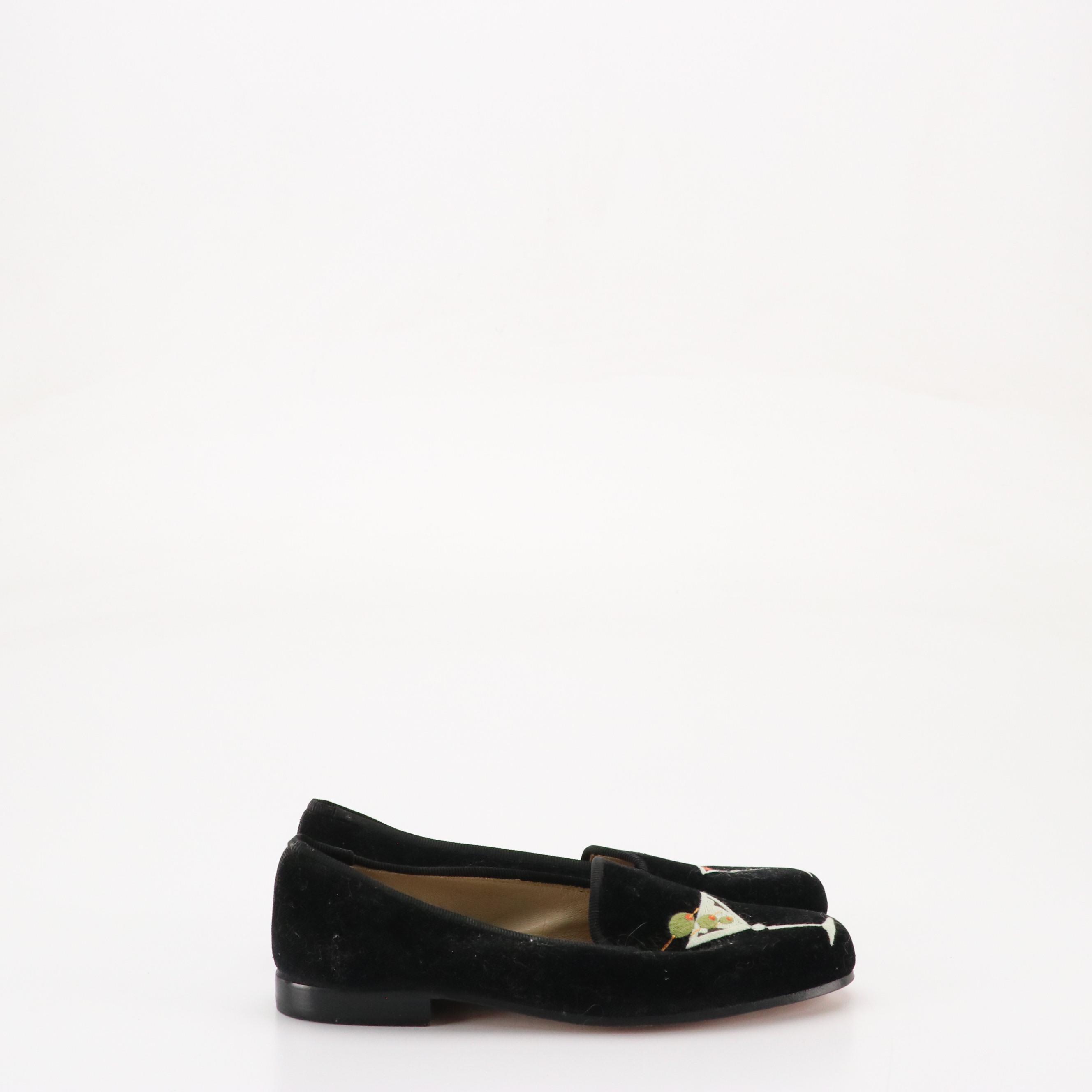 Stubbs & Wootton of Palm Beach Martini Velvet Slipper Loafers and More Pumps