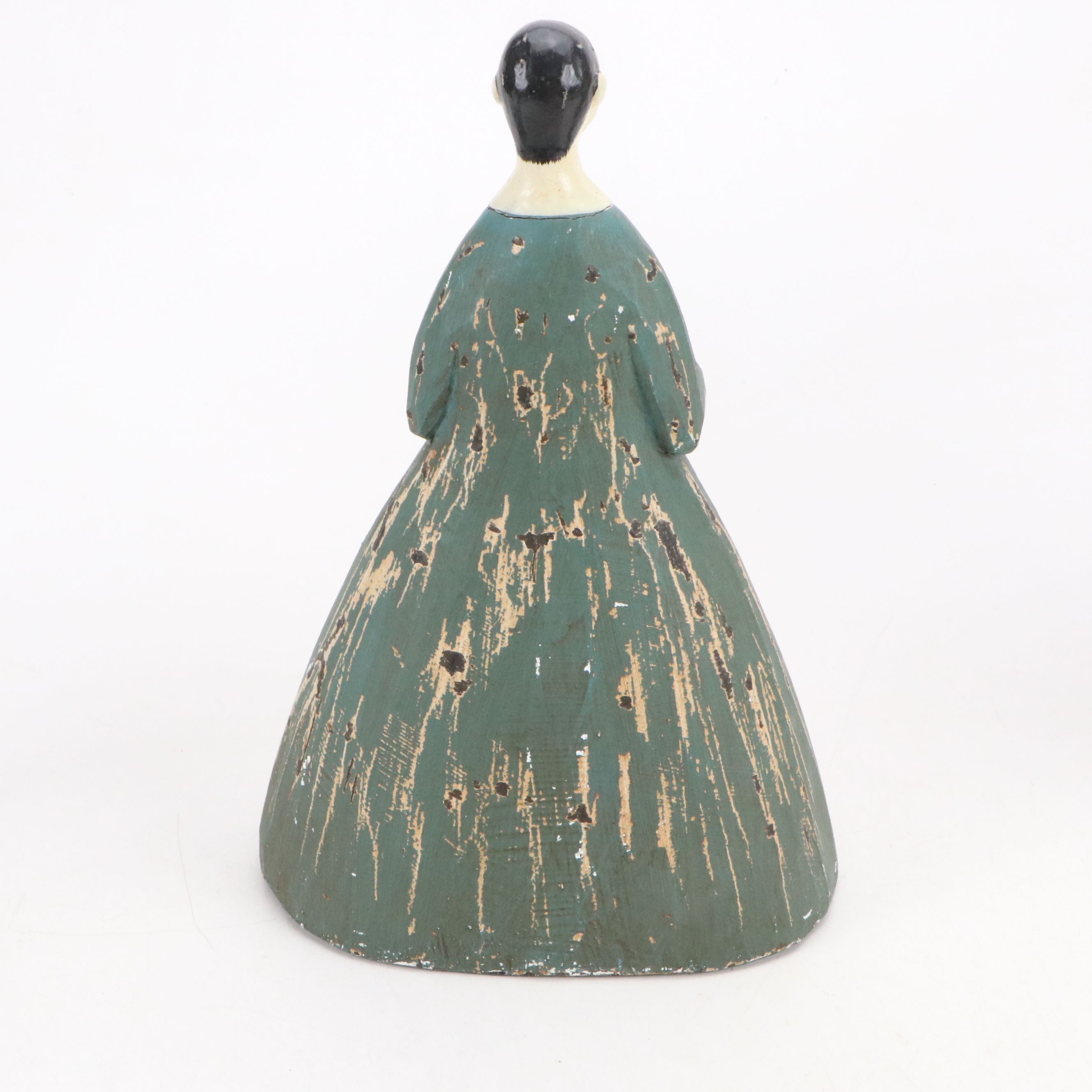 Baroque Style Wooden Cage Doll with Other Figurines and Sculpture