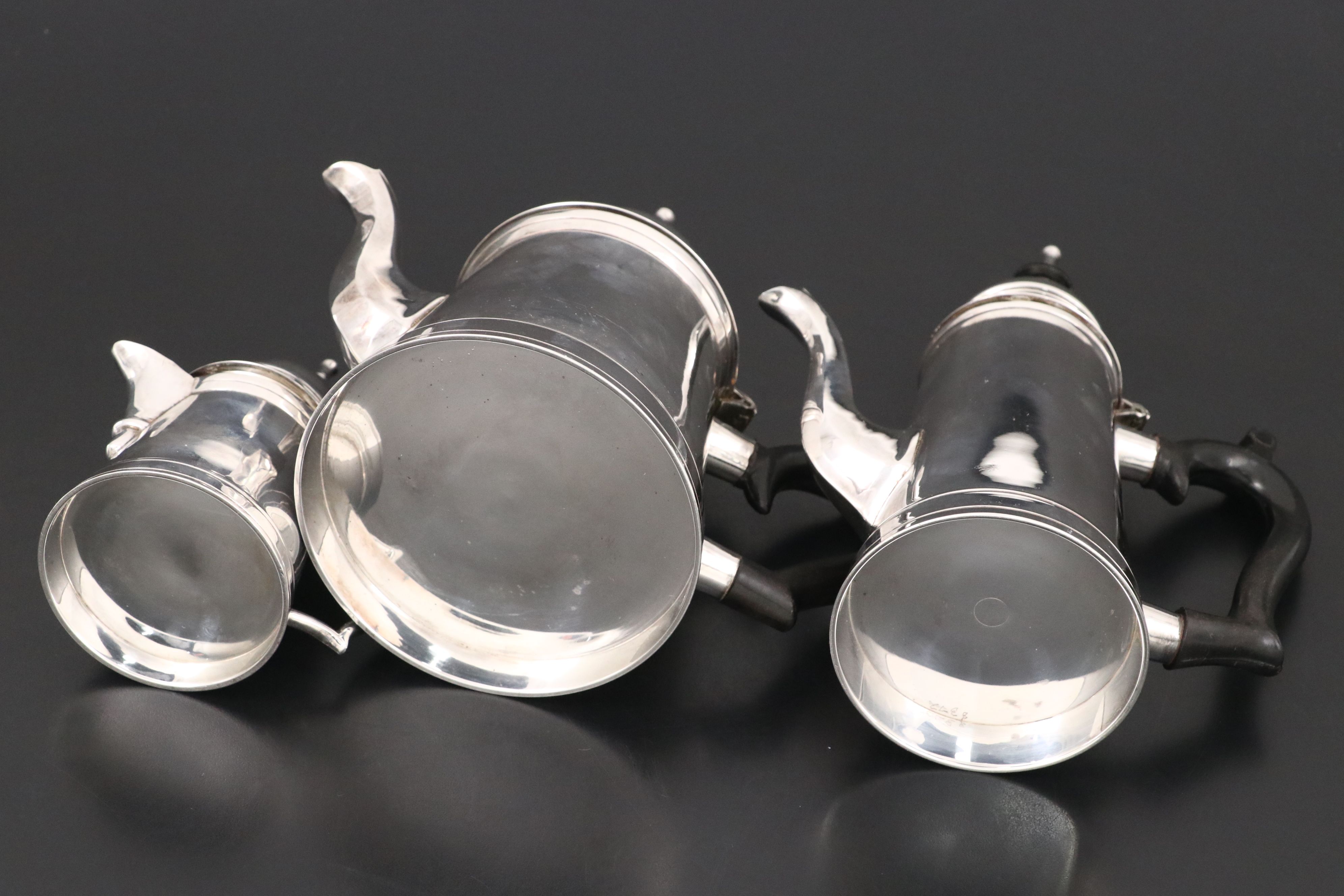 Antique Georgian Style Silver Plate Tea and Coffee Service