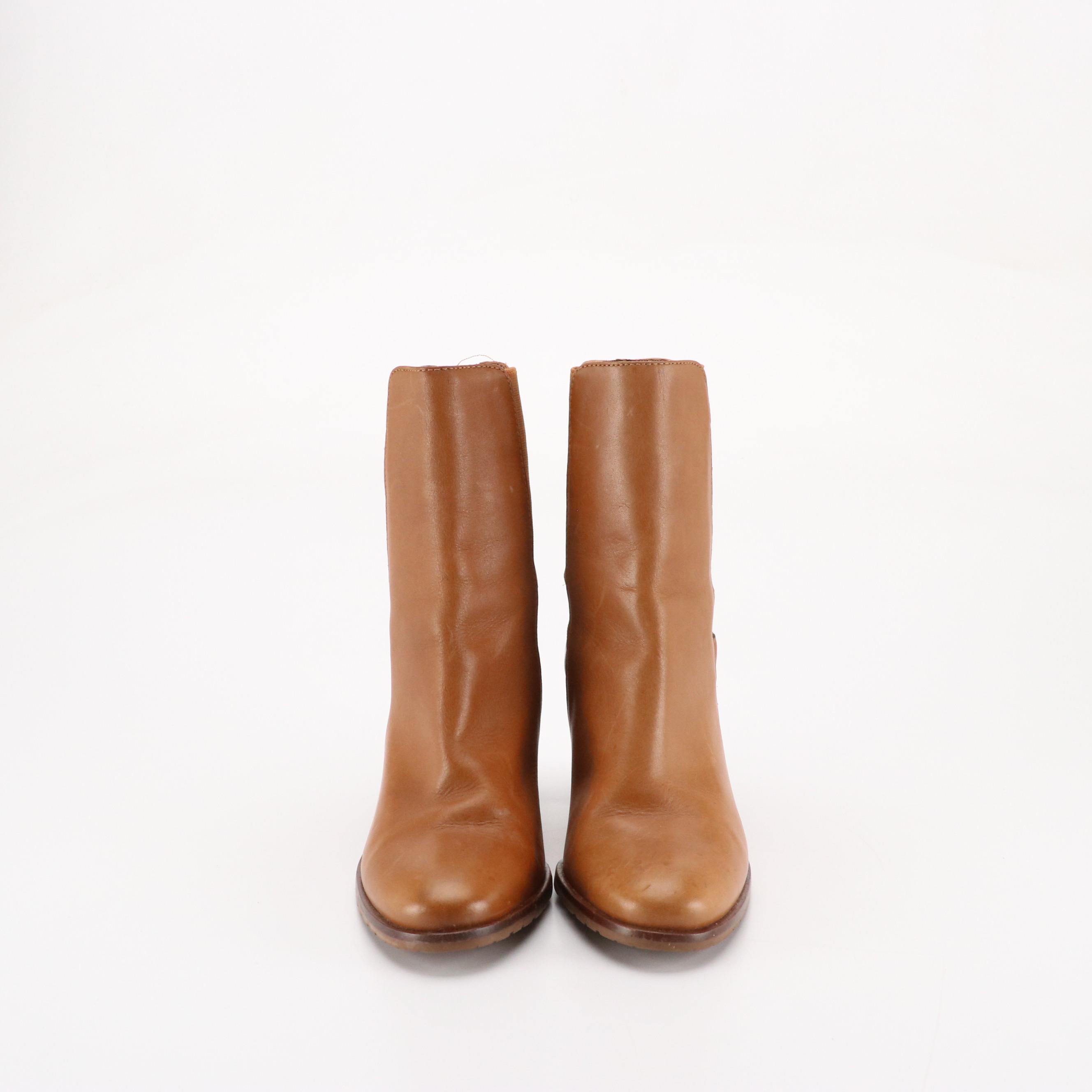 Enzo Angiolini Suede Ankle Boots and Cole Haan Leather Ankle Boots