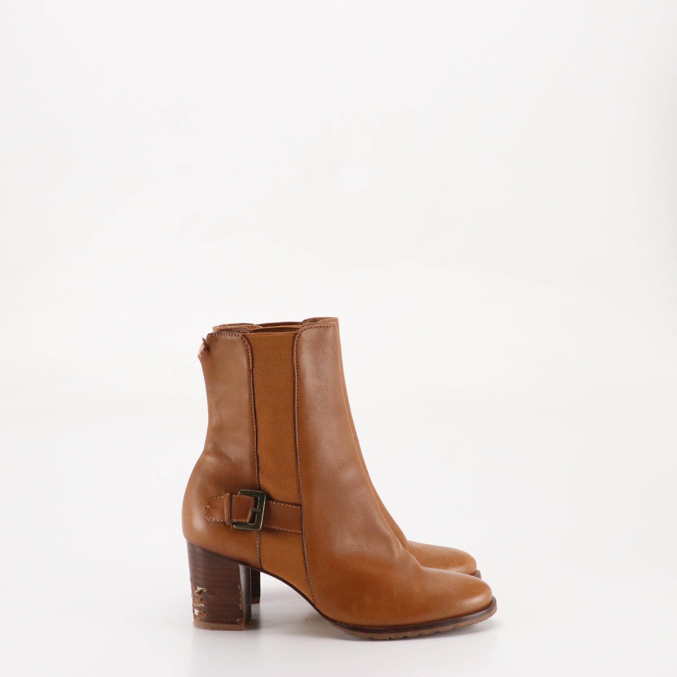 Enzo Angiolini Suede Ankle Boots and Cole Haan Leather Ankle Boots