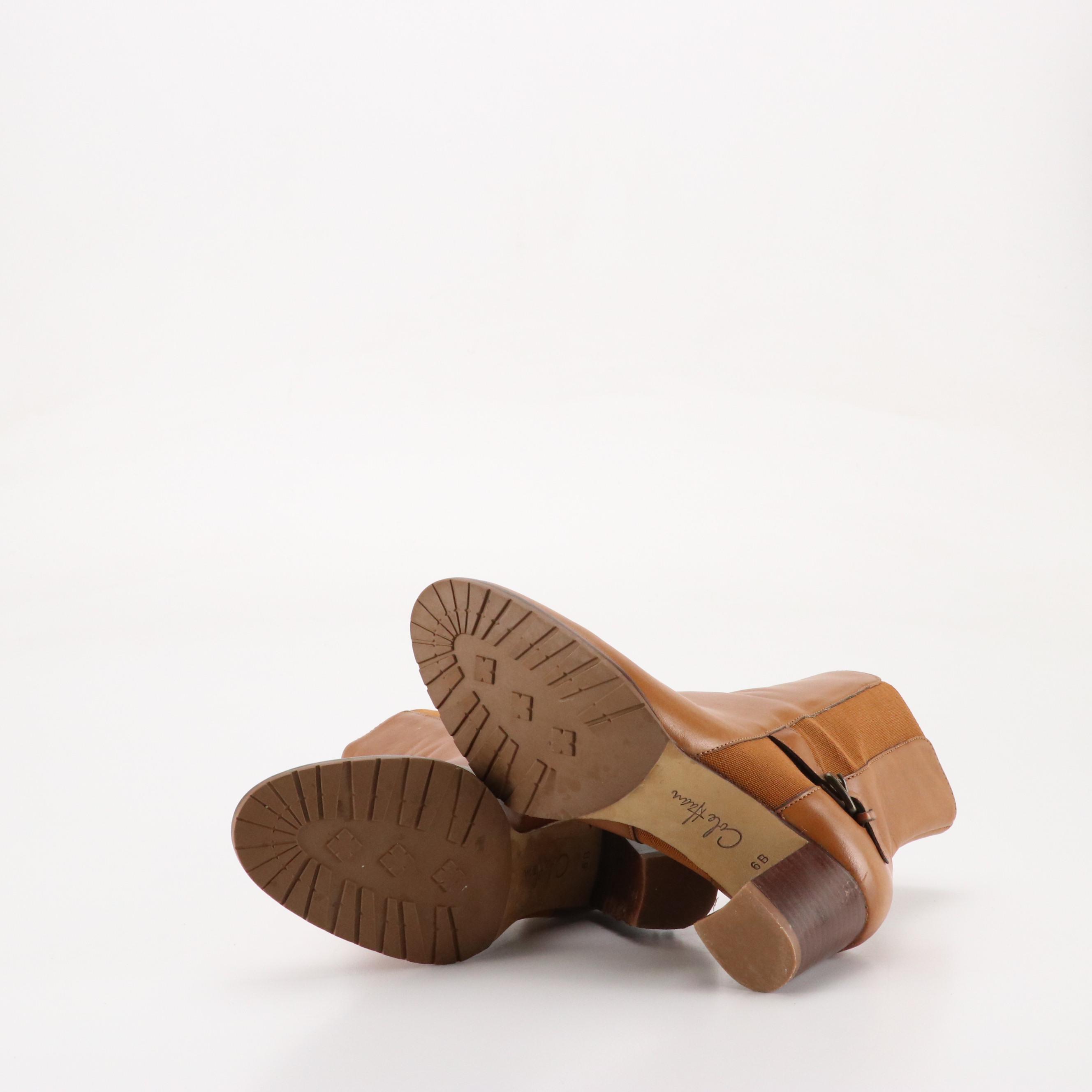 Enzo Angiolini Suede Ankle Boots and Cole Haan Leather Ankle Boots