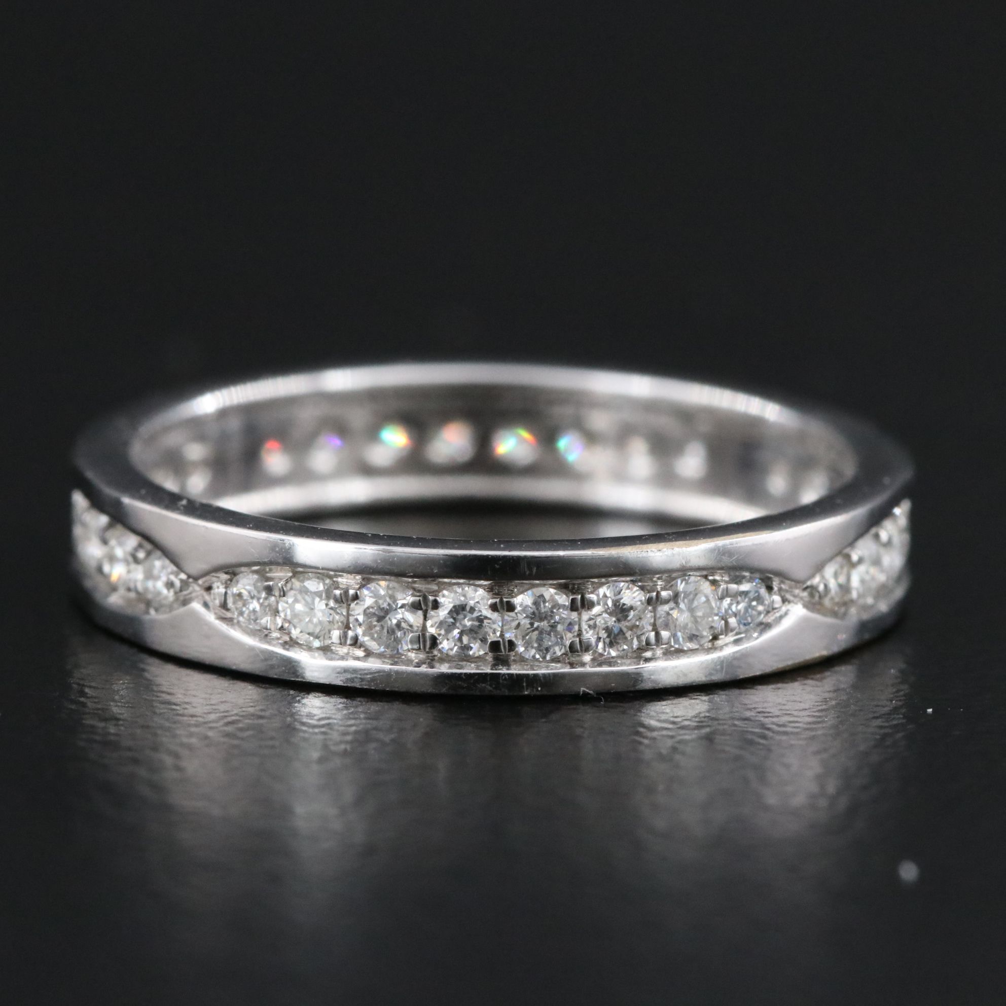 18K 0.64 CTW Diamond Eternity Band