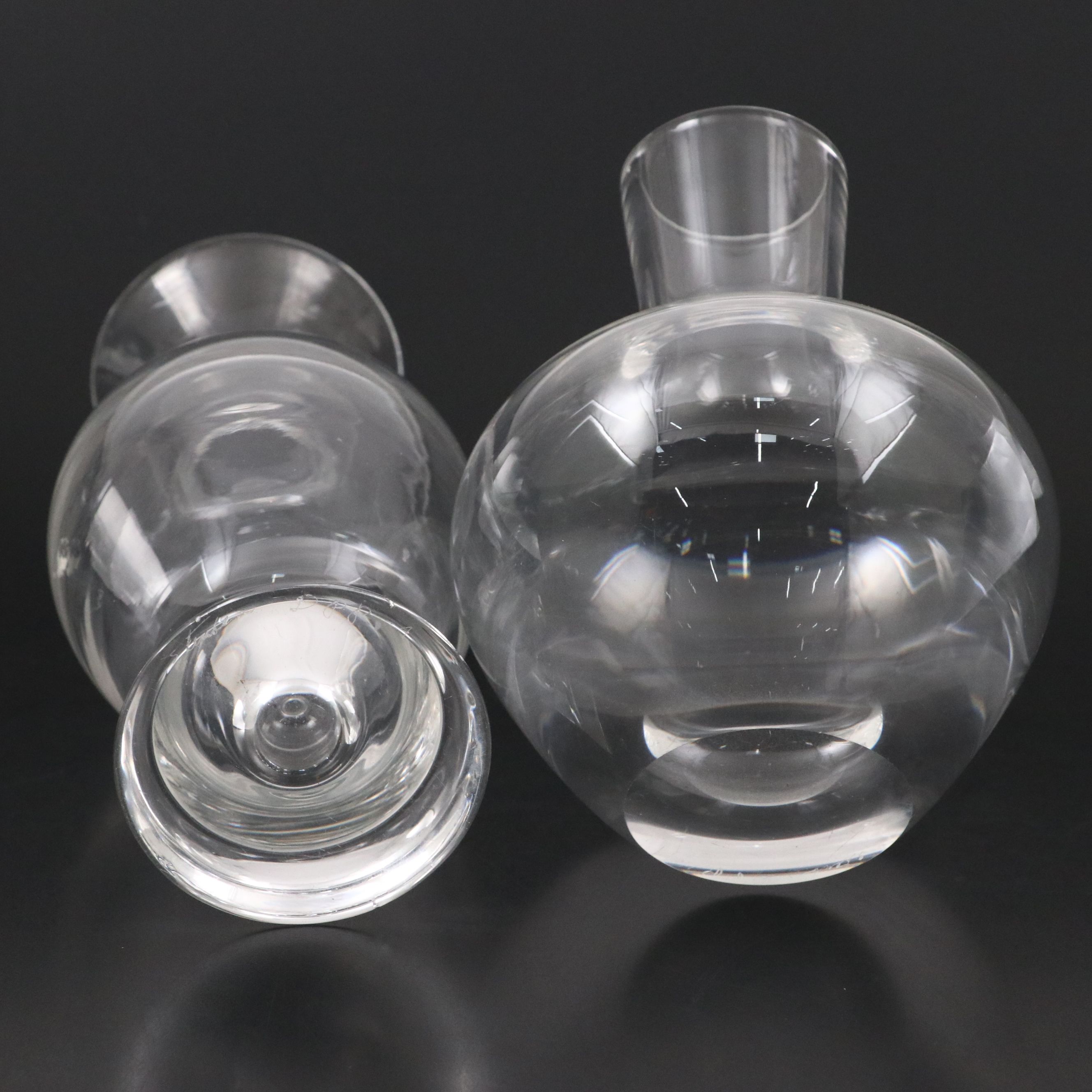 Donald Pollard for Steuben Crystal Vases