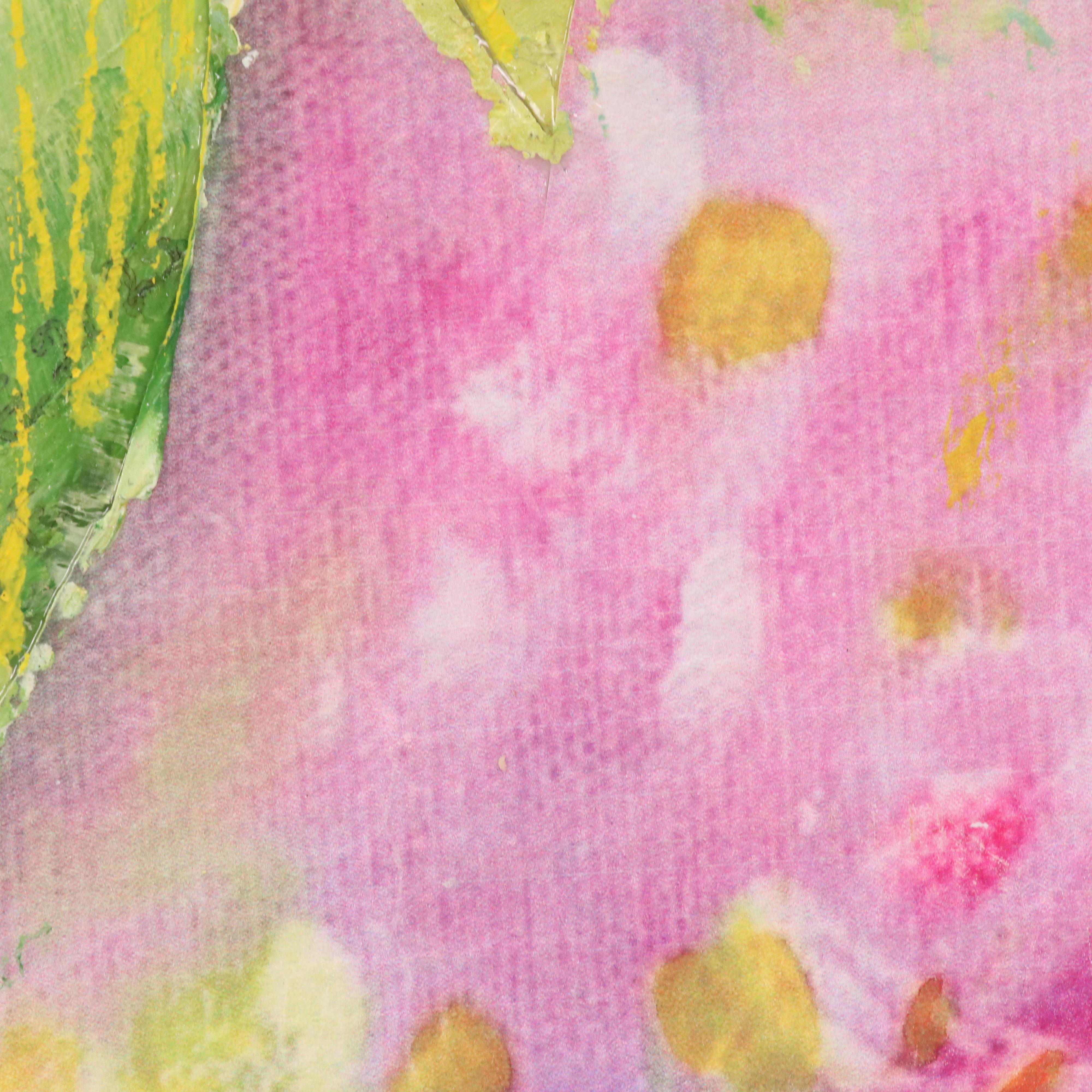 Bayo Ogundele Stylized Mixed Media Collage of a Peacock "Eye-Okin," 2025