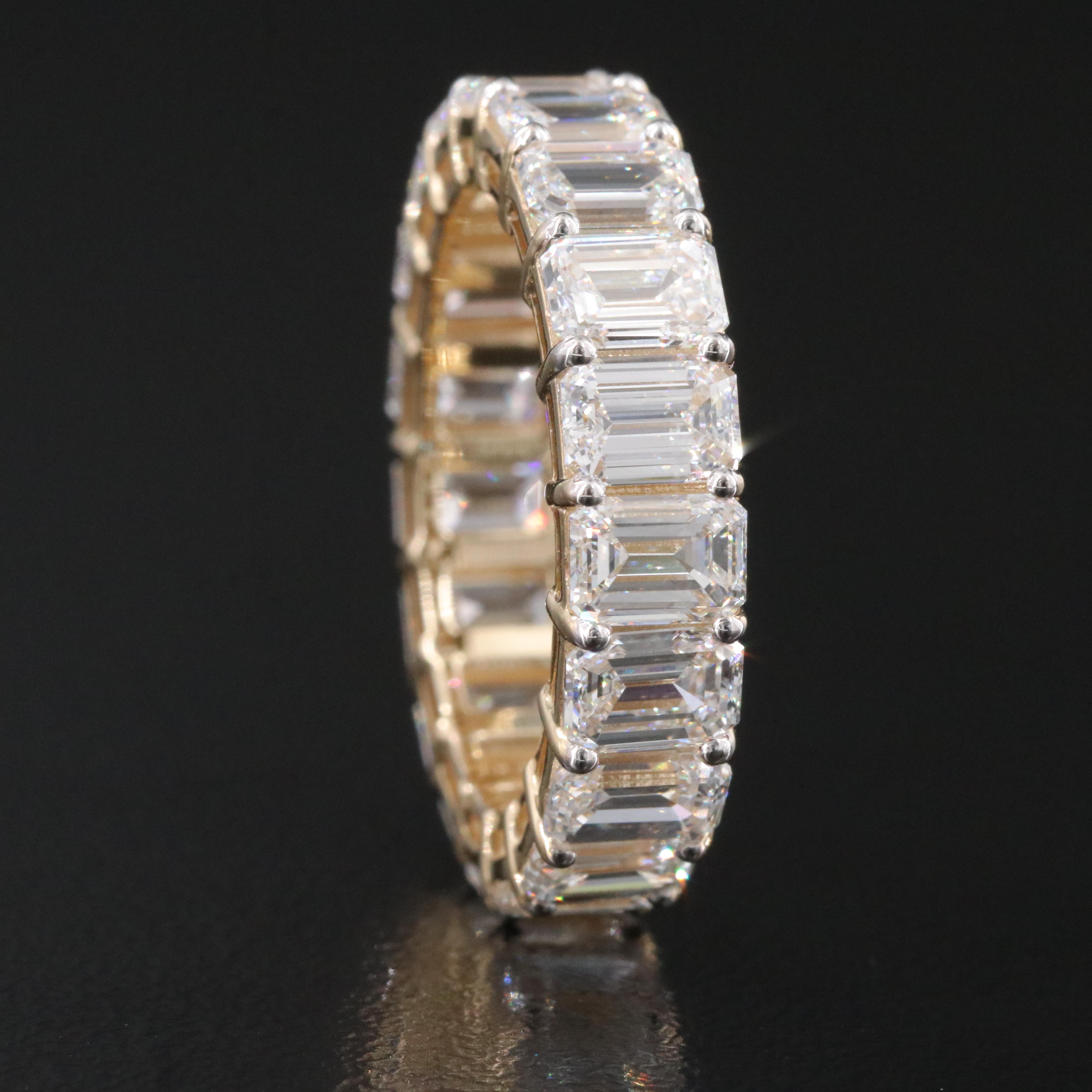 14K 6.72 CTW Lab Grown Diamond Eternity Band