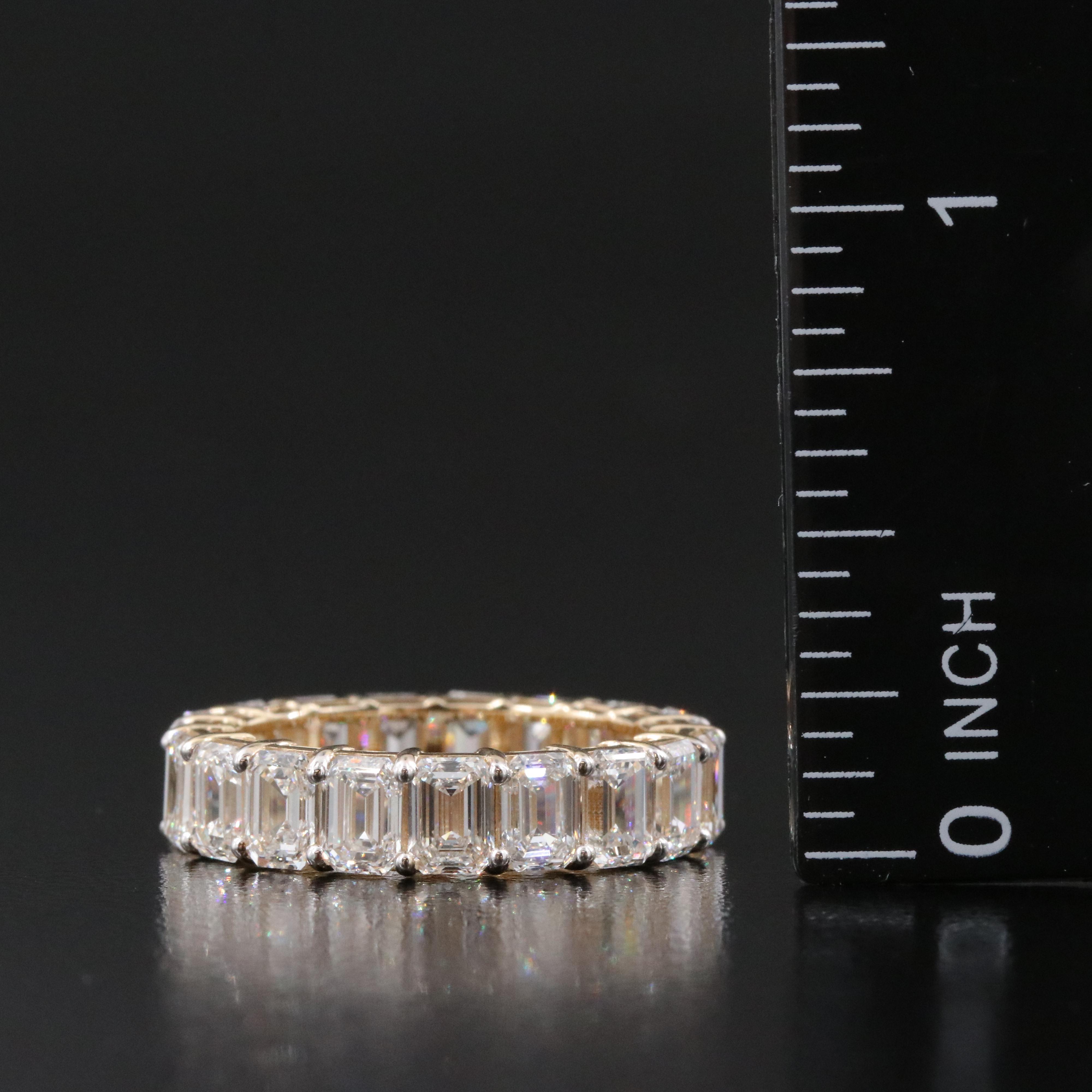 14K 6.72 CTW Lab Grown Diamond Eternity Band