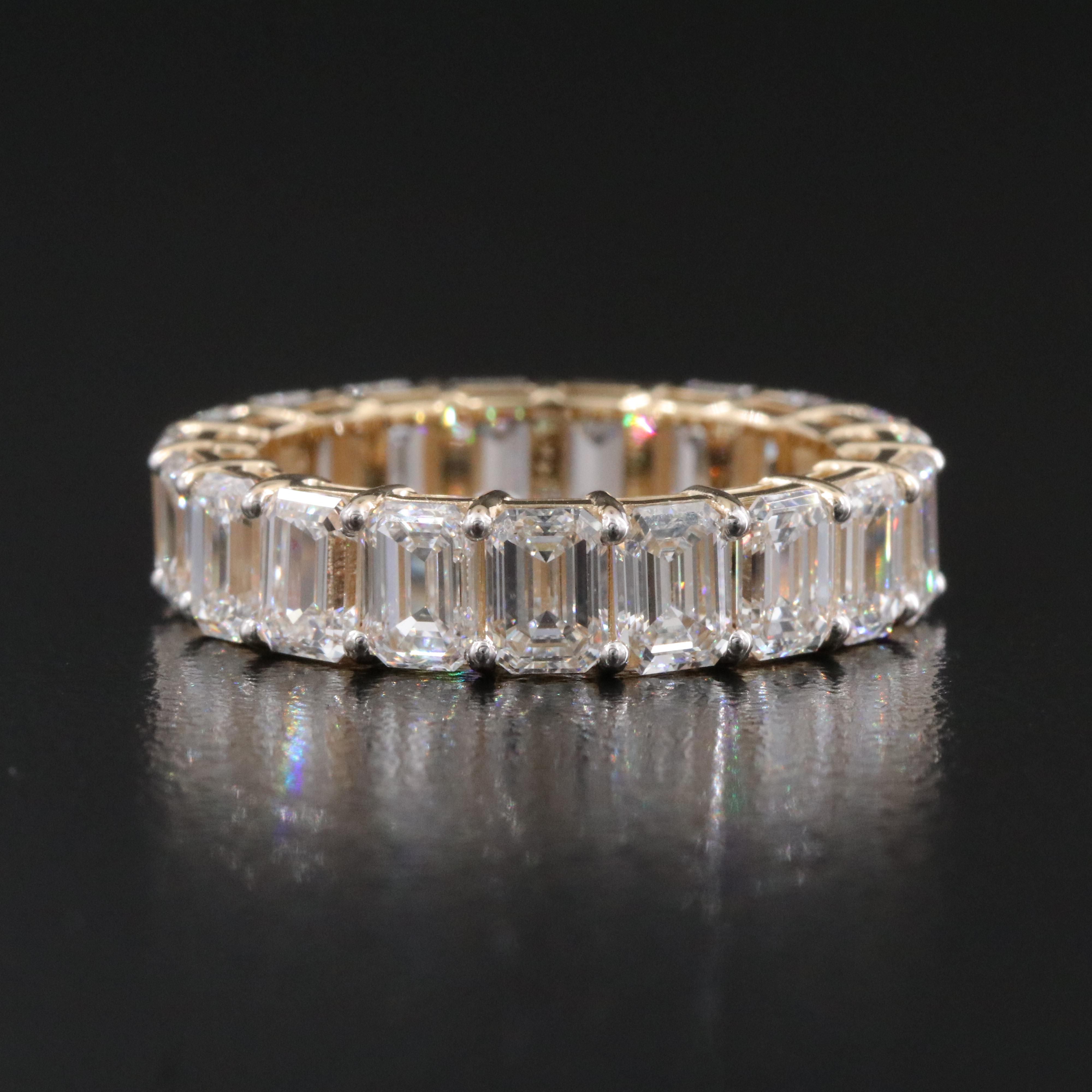 14K 6.72 CTW Lab Grown Diamond Eternity Band