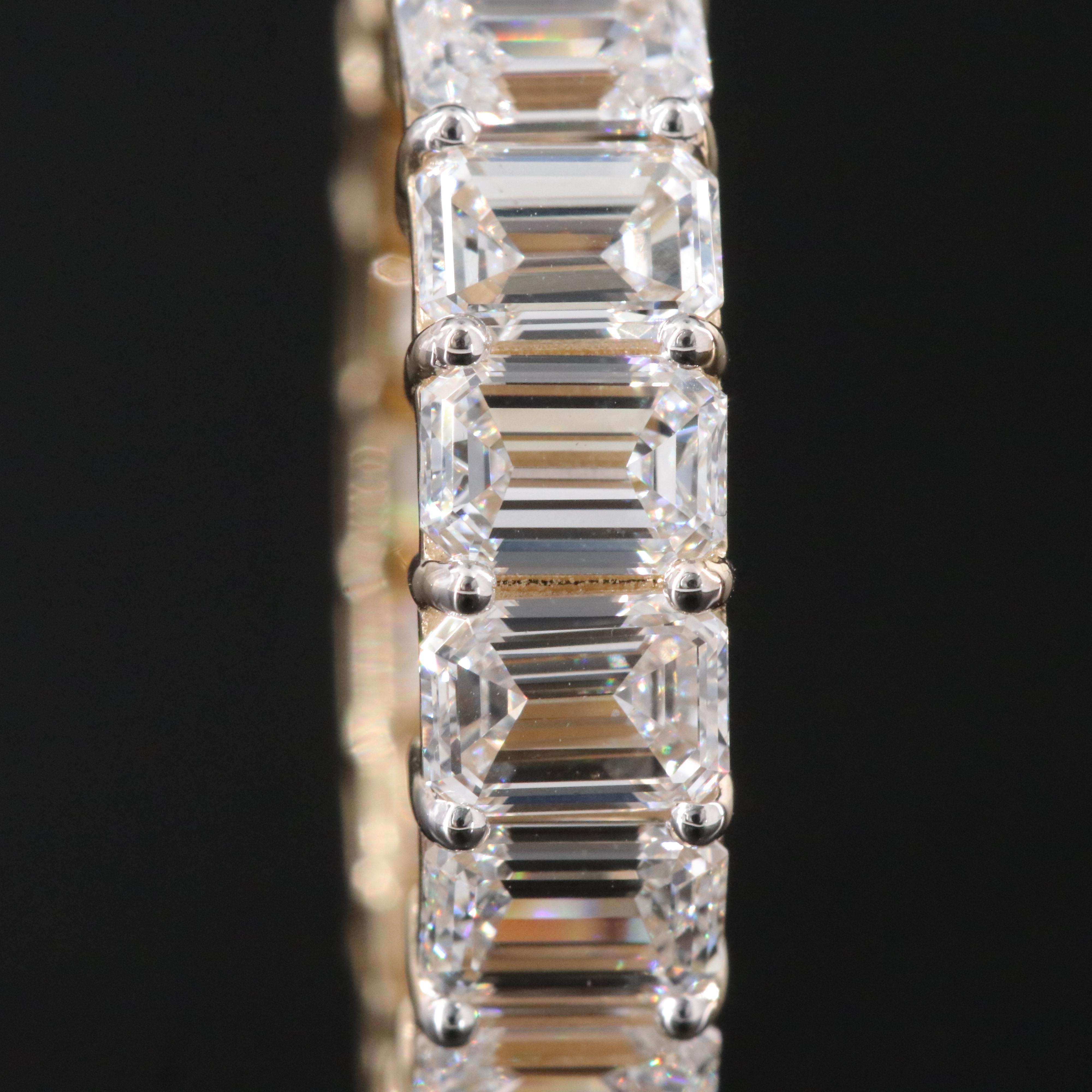 14K 6.72 CTW Lab Grown Diamond Eternity Band