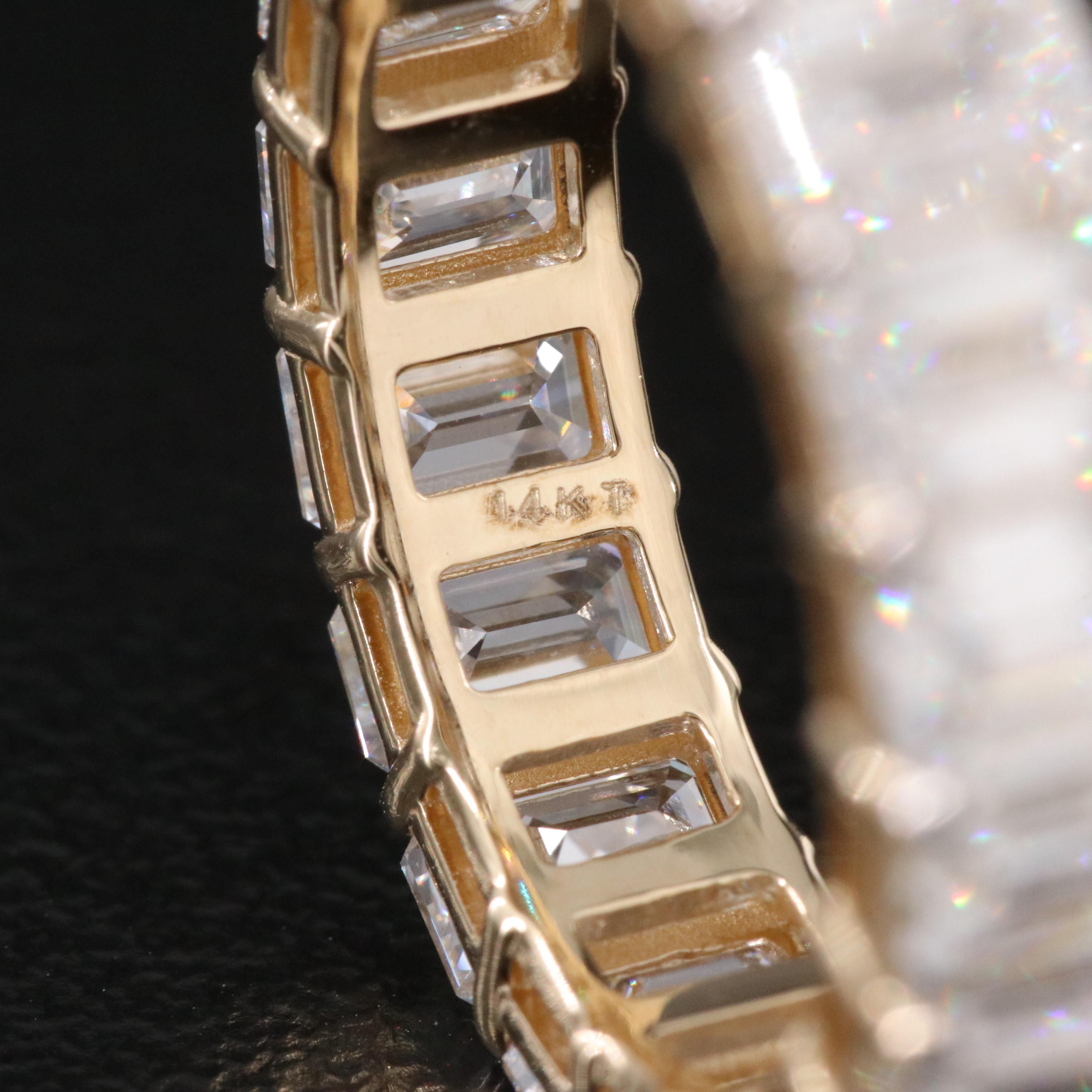 14K 6.72 CTW Lab Grown Diamond Eternity Band