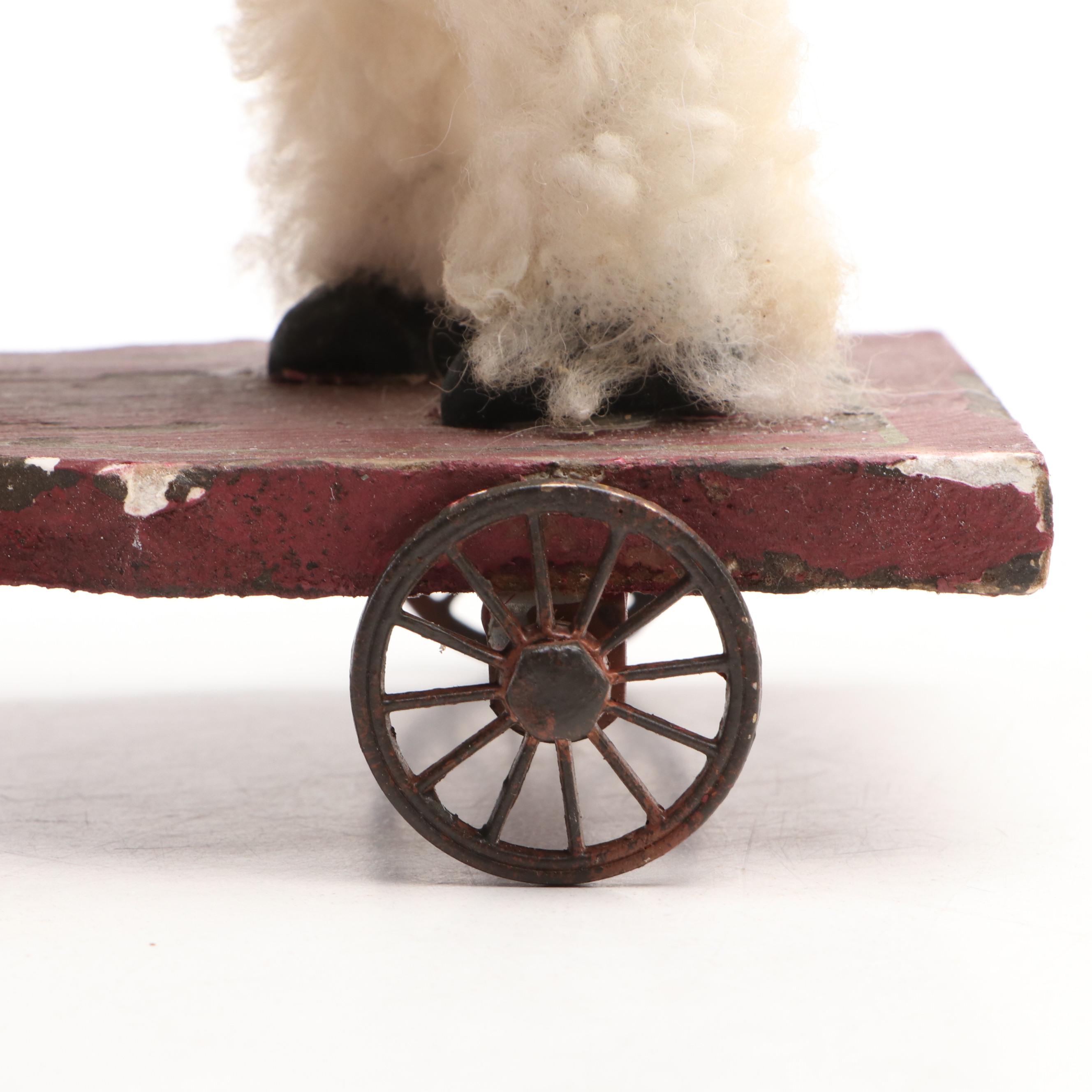 Williraye Studio, Blossom Bucket with Other Folk Art Style Sheep
