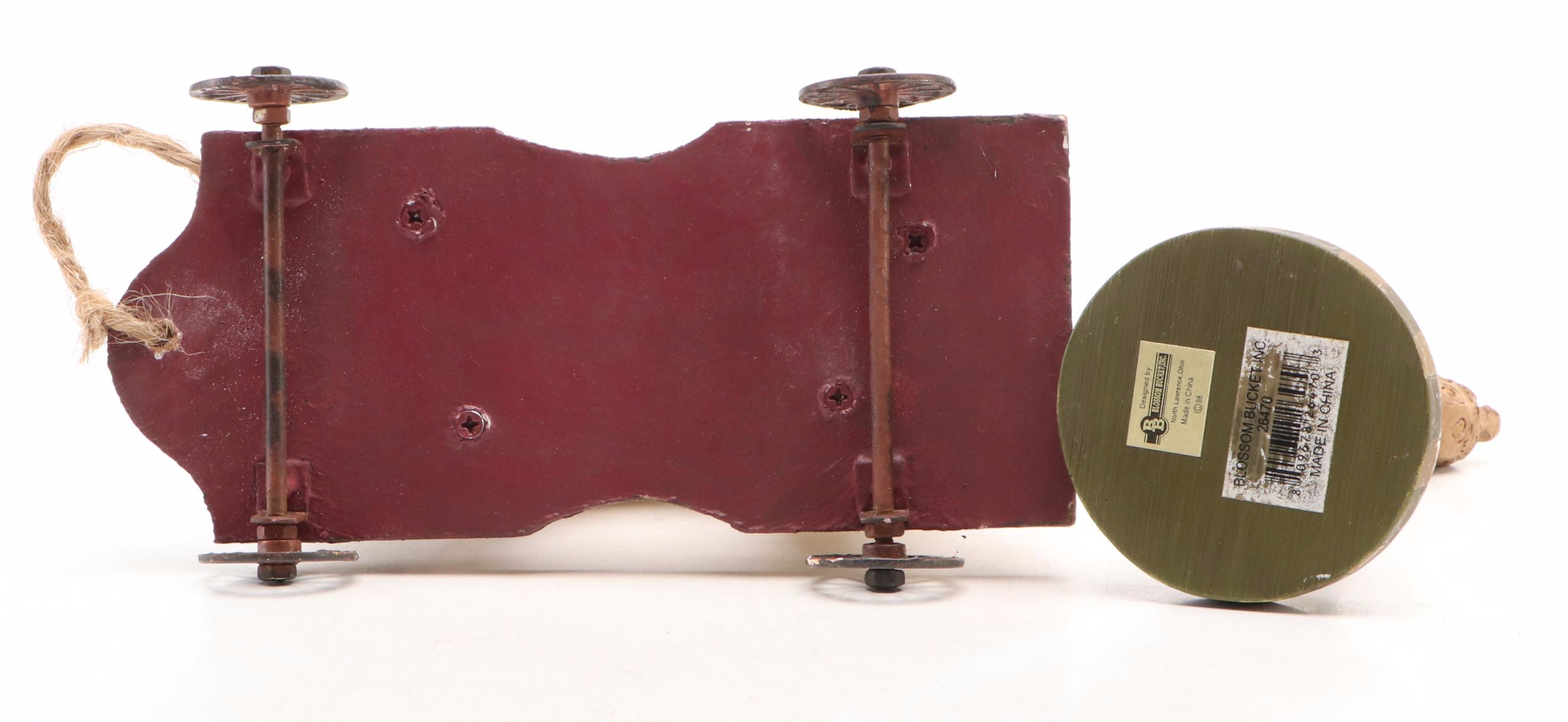 Williraye Studio, Blossom Bucket with Other Folk Art Style Sheep