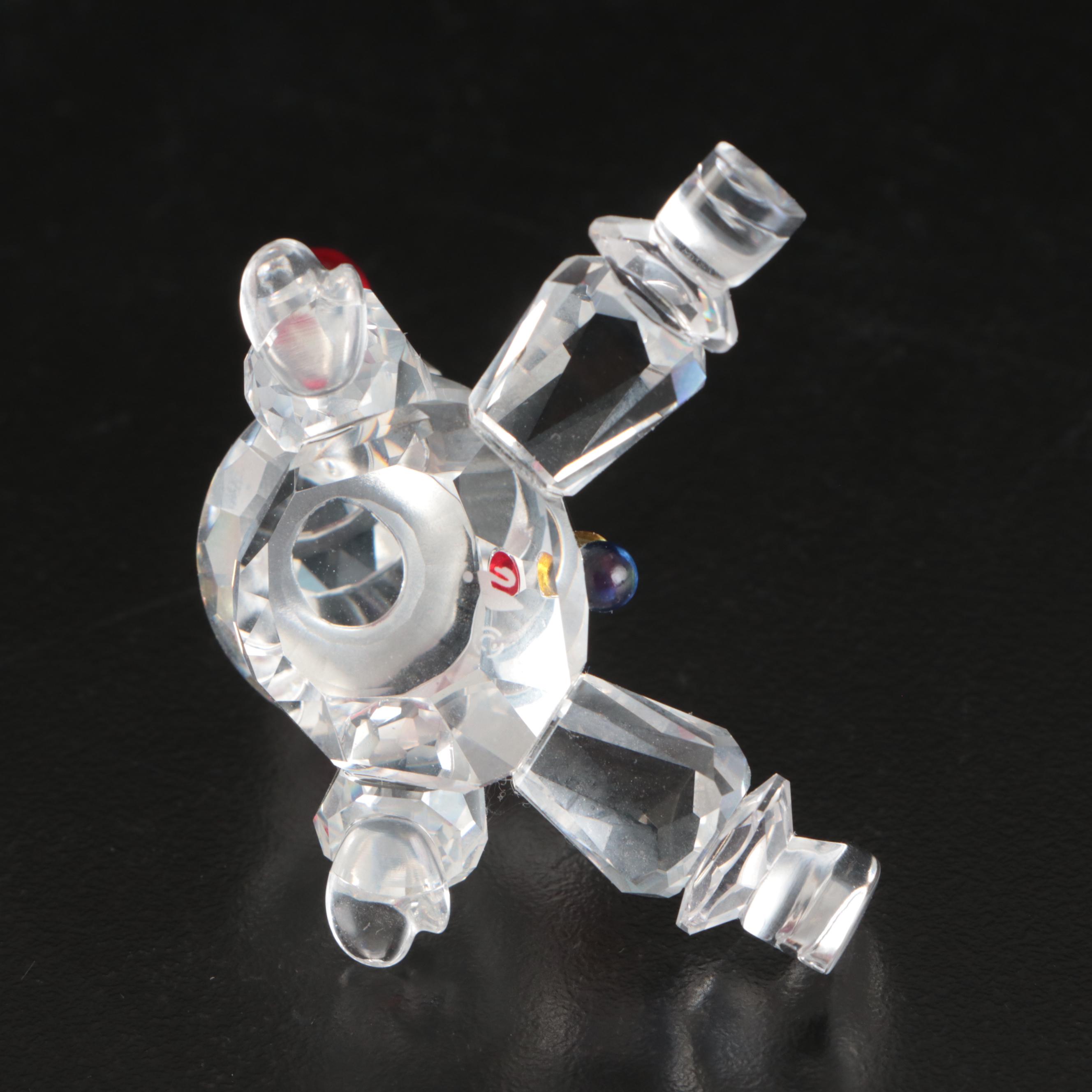 Swarovski Crystal Figurines Featuring Pierrot, Swan, Car and Other Animals