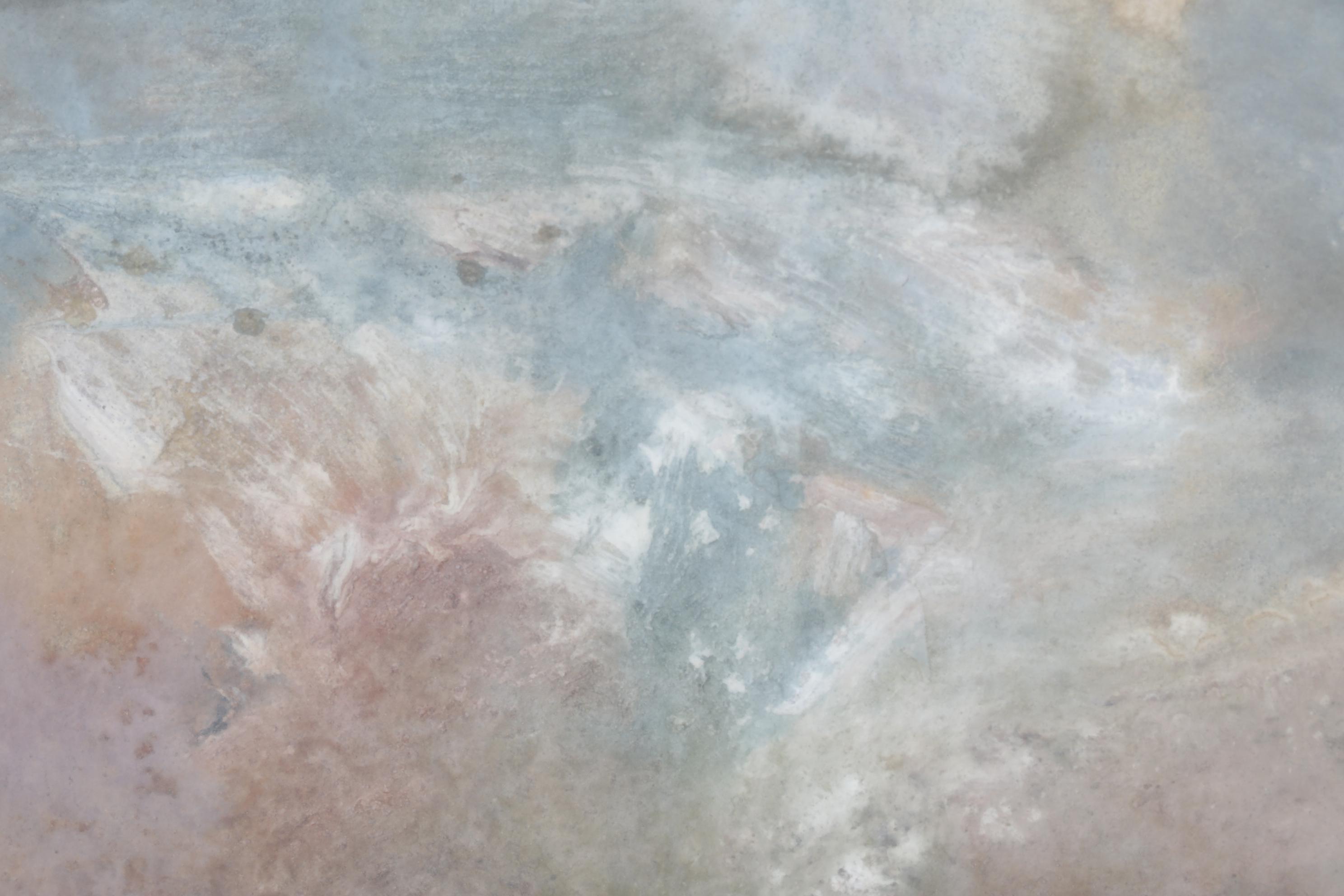 Lelmon Mixed Media Oil Painting "Vanished Worlds," Late 20th Century