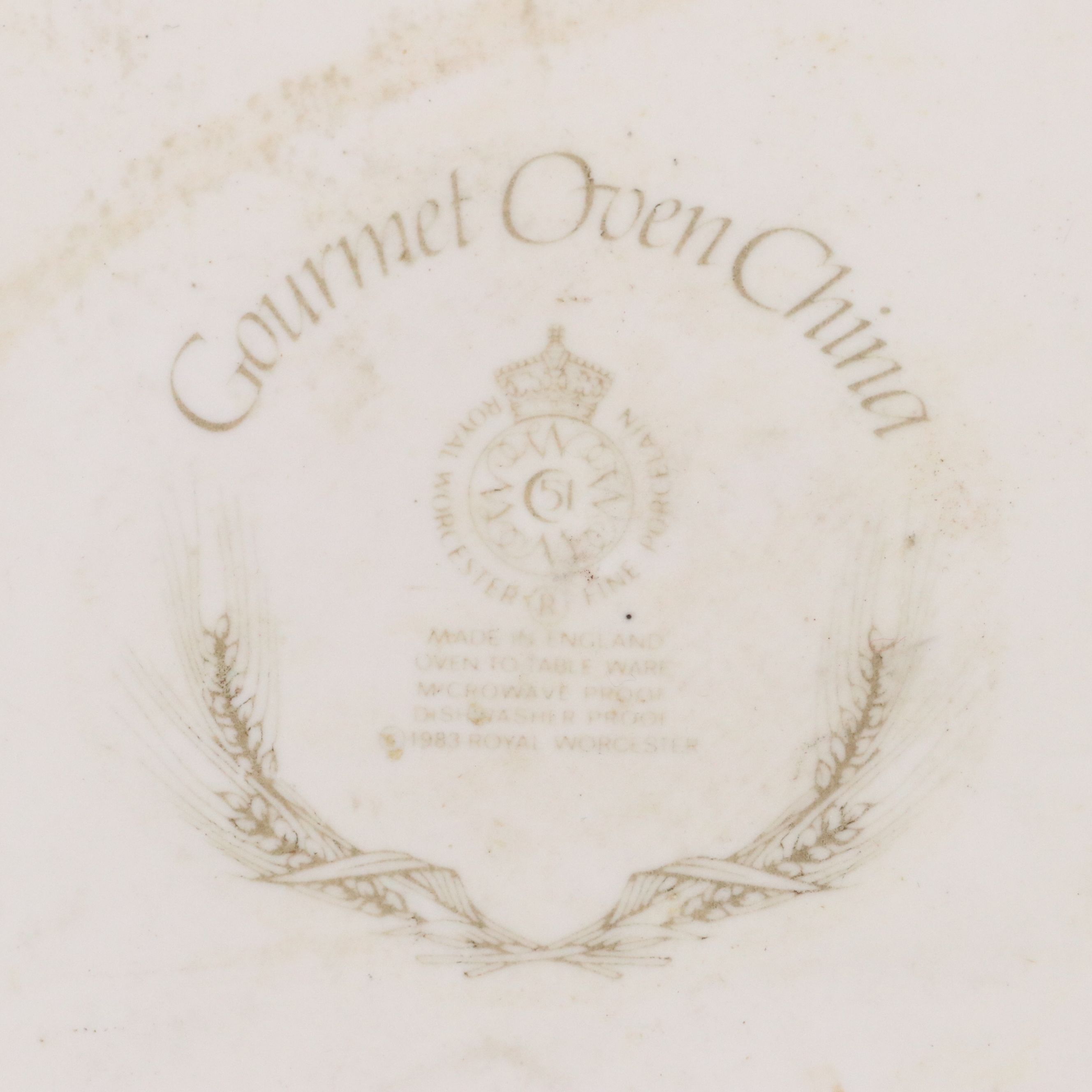 Royal Worcester "Gourmet" Porcelain Lidded Casserole