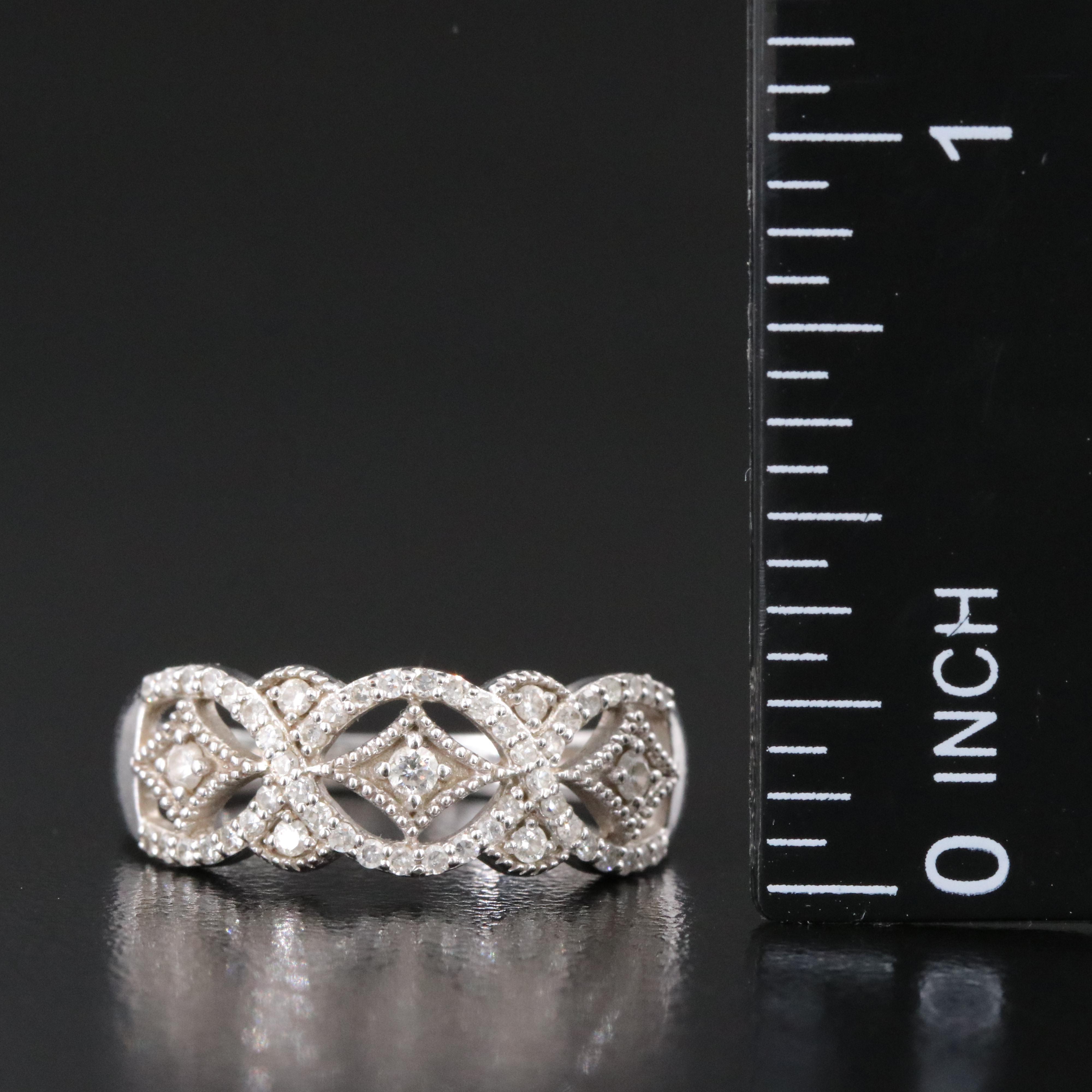 10K 0.35 CTW Diamond Ring