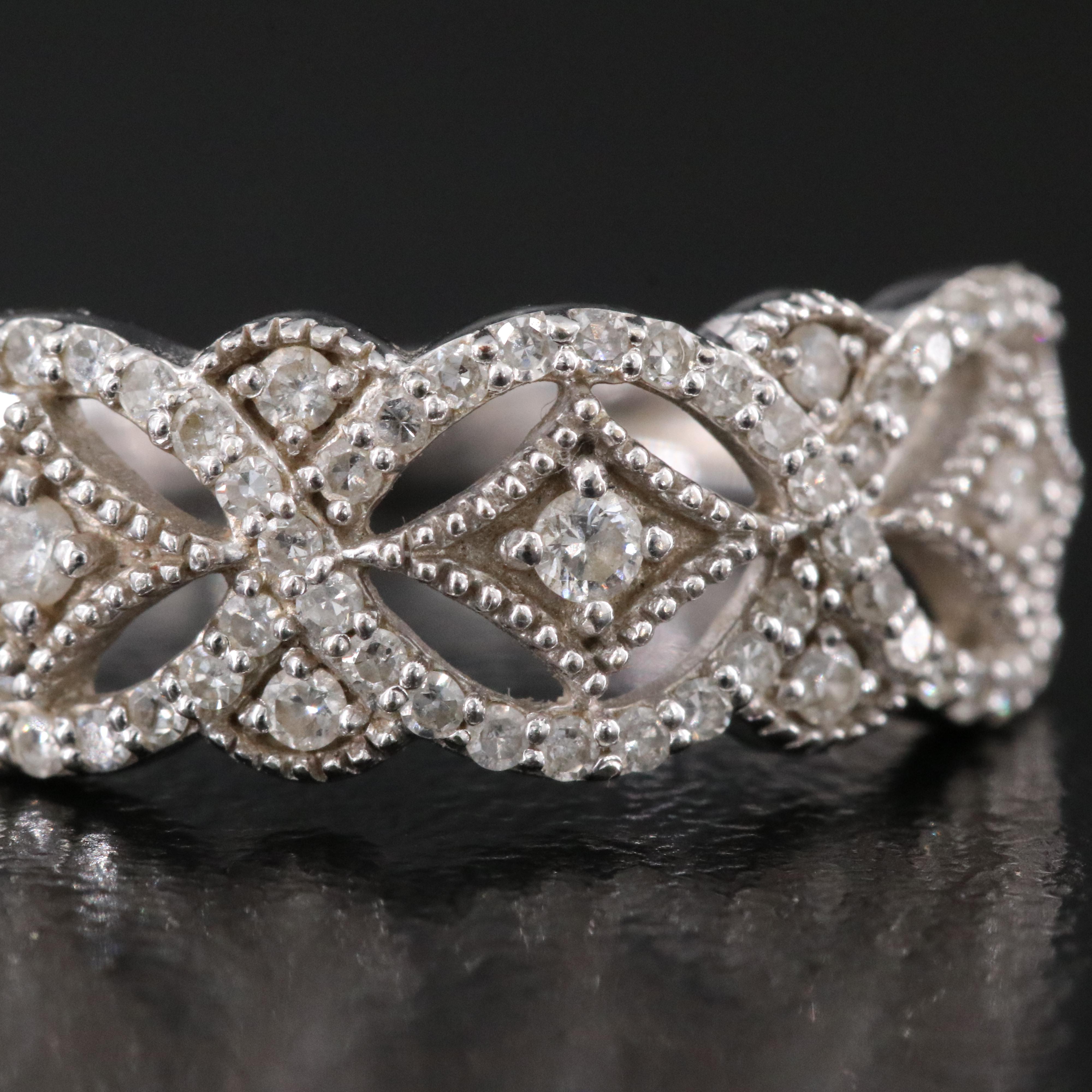 10K 0.35 CTW Diamond Ring