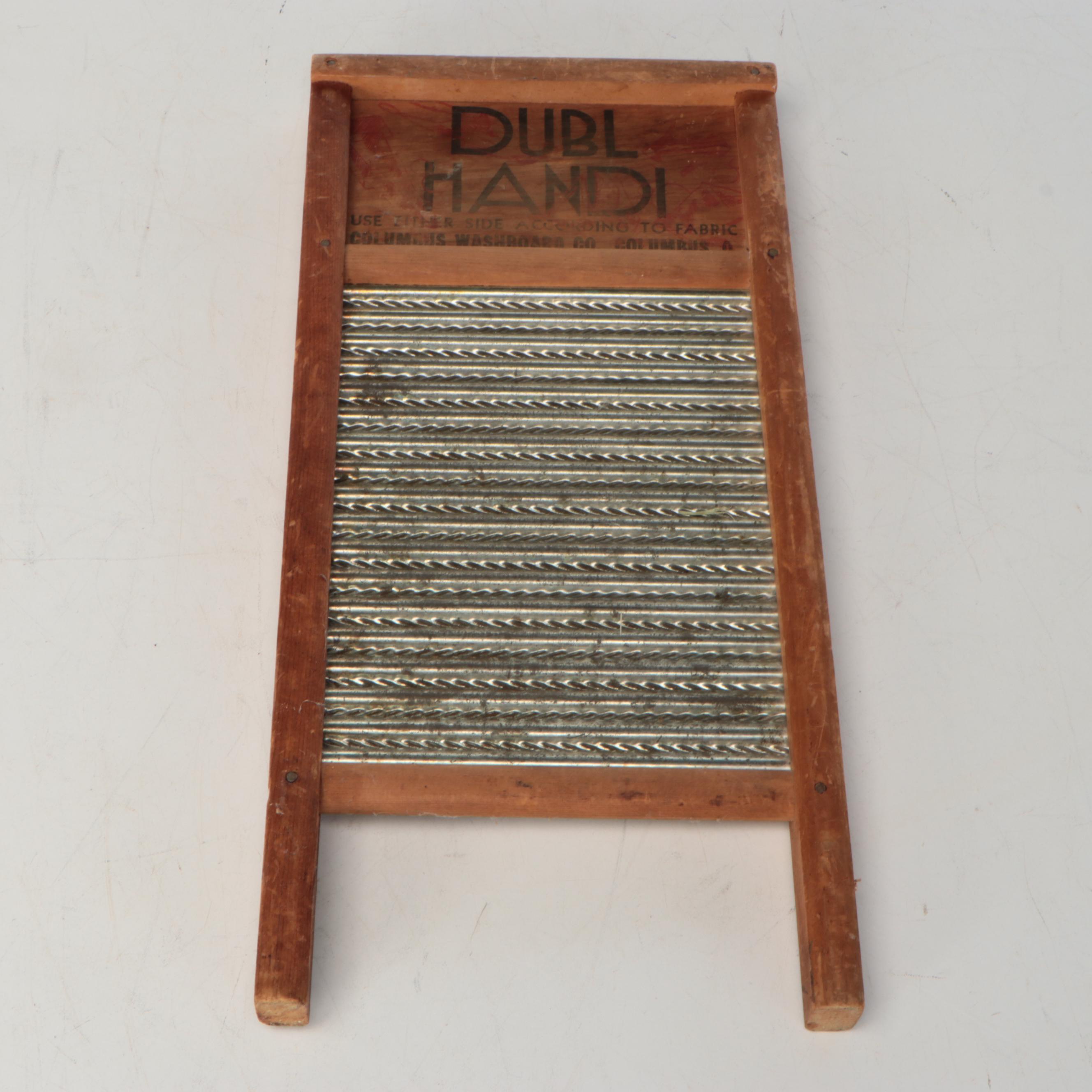 Columbus Washboard Co. Dubl Handi and Other Washboards