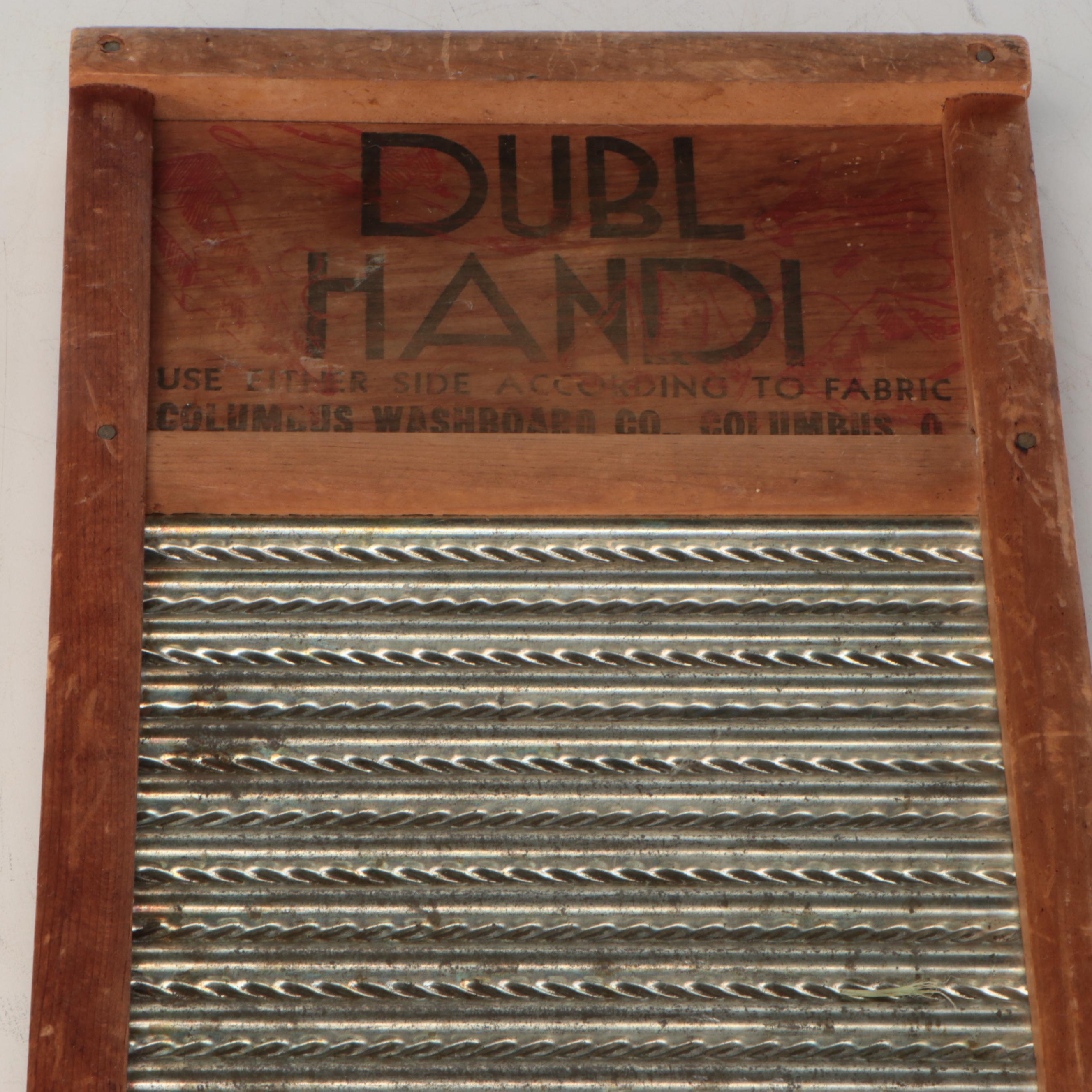 Columbus Washboard Co. Dubl Handi and Other Washboards