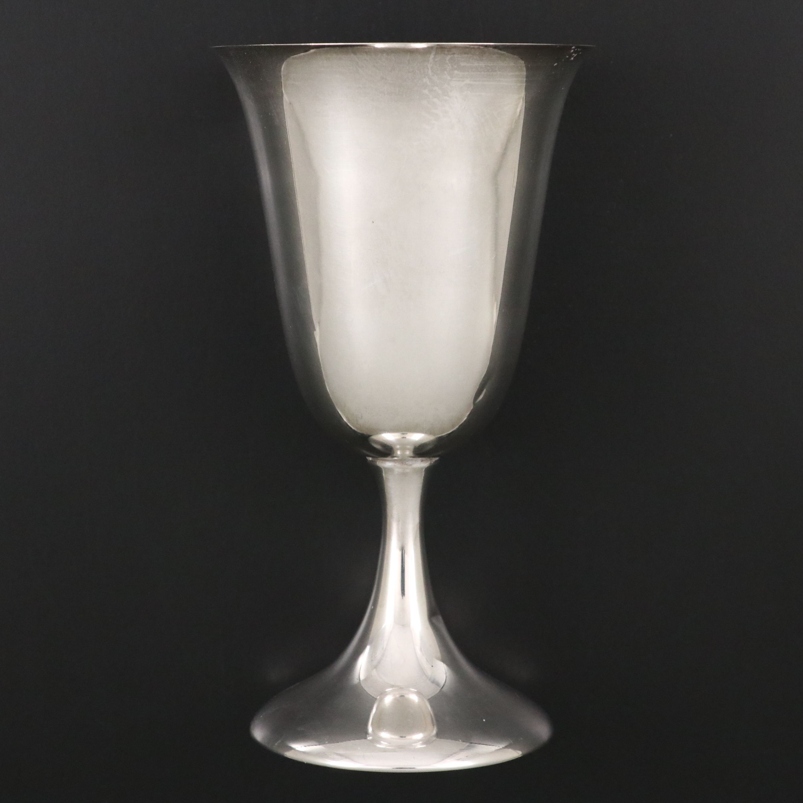Fisher Sterling Cup with Webster Sterling Goblet, Early to Mid-20th C.
