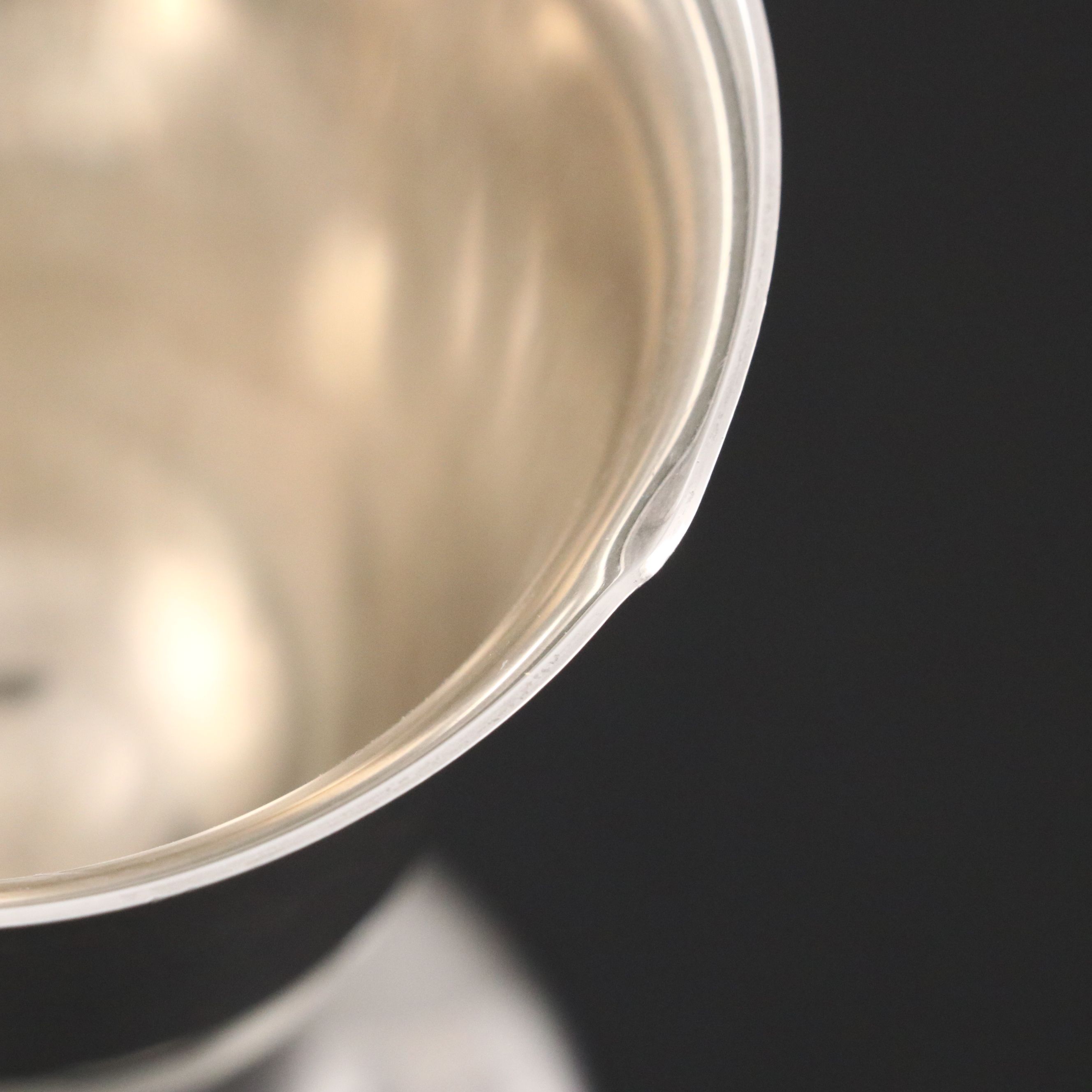 Fisher Sterling Cup with Webster Sterling Goblet, Early to Mid-20th C.