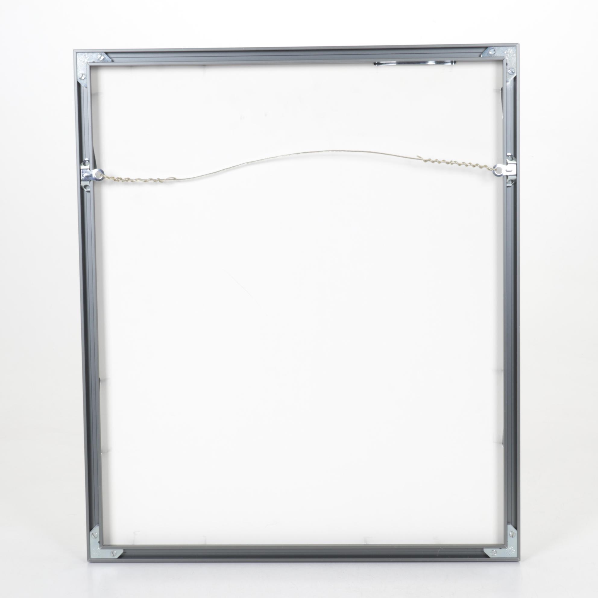 Gillian Kemper "Distant Peaks" Oil Monotype, Early 21st Century