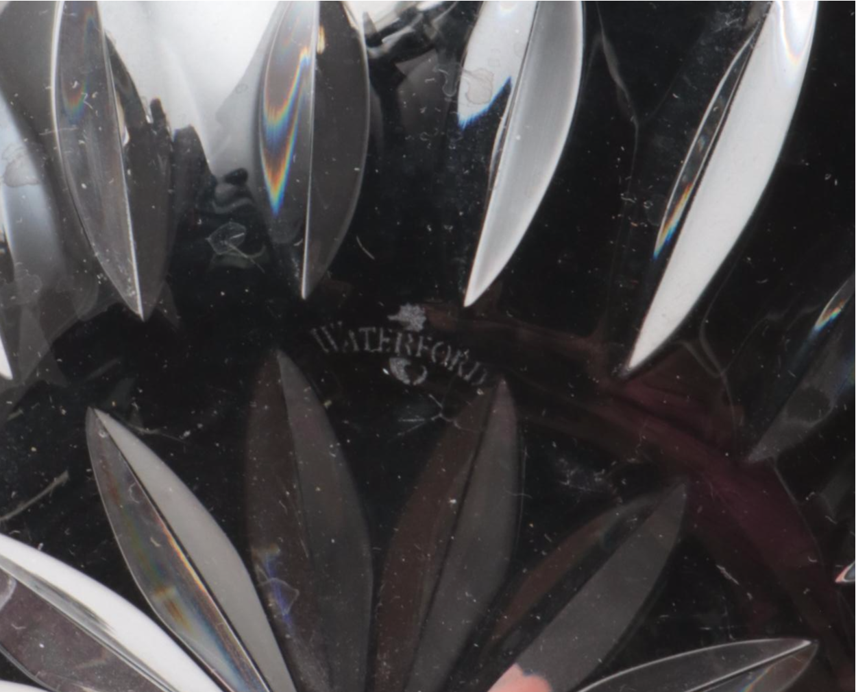 Waterford Crystal Wine Bottle Coaster, Bowl and Napkin Rings