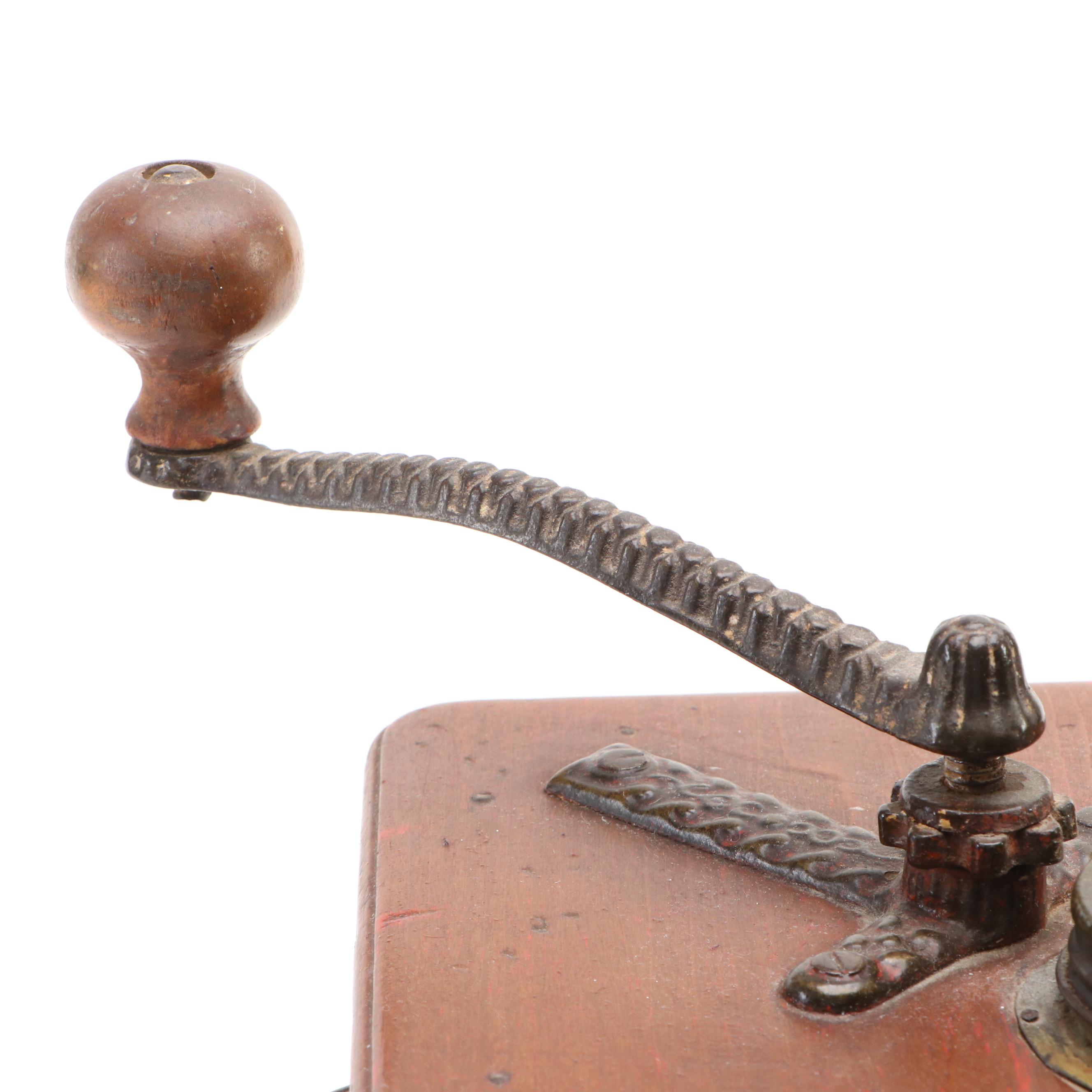 Hand-Crank Coffee Grinders, Early 20th Century