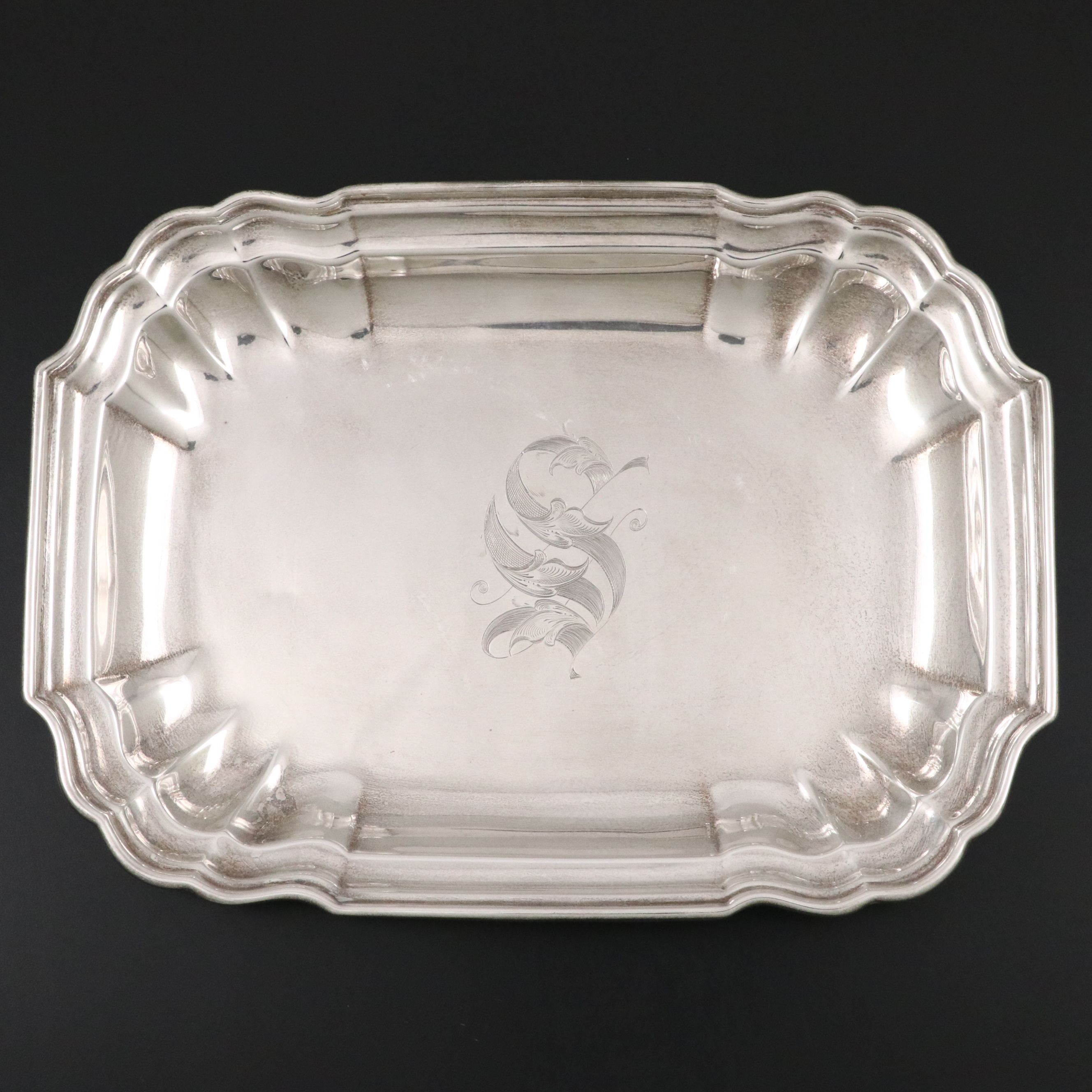 Reed & Barton Sterling Bowl with International "Windsor" Sterling Tray