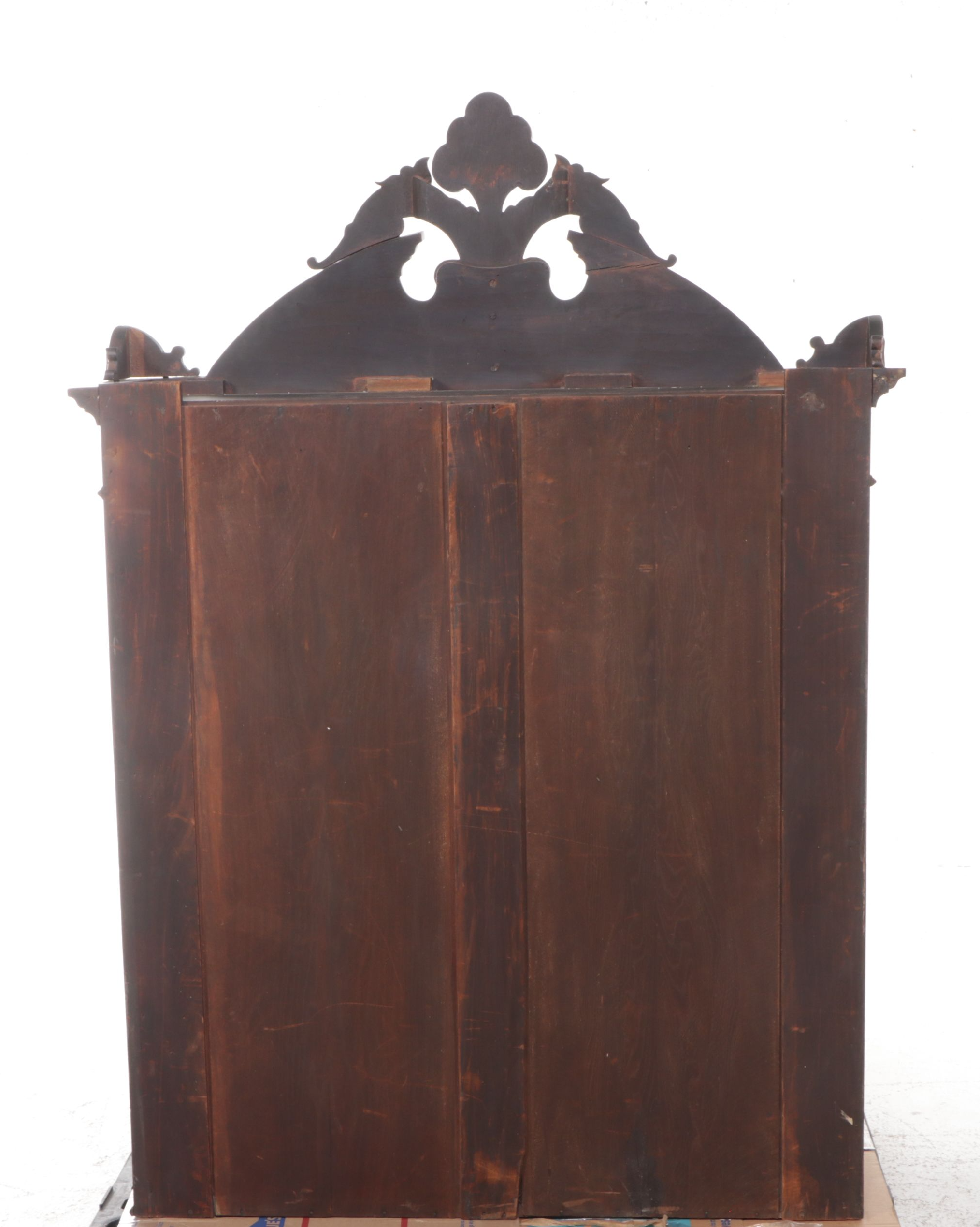 Victorian Style Walnut and Burl Wood Secretary Desk