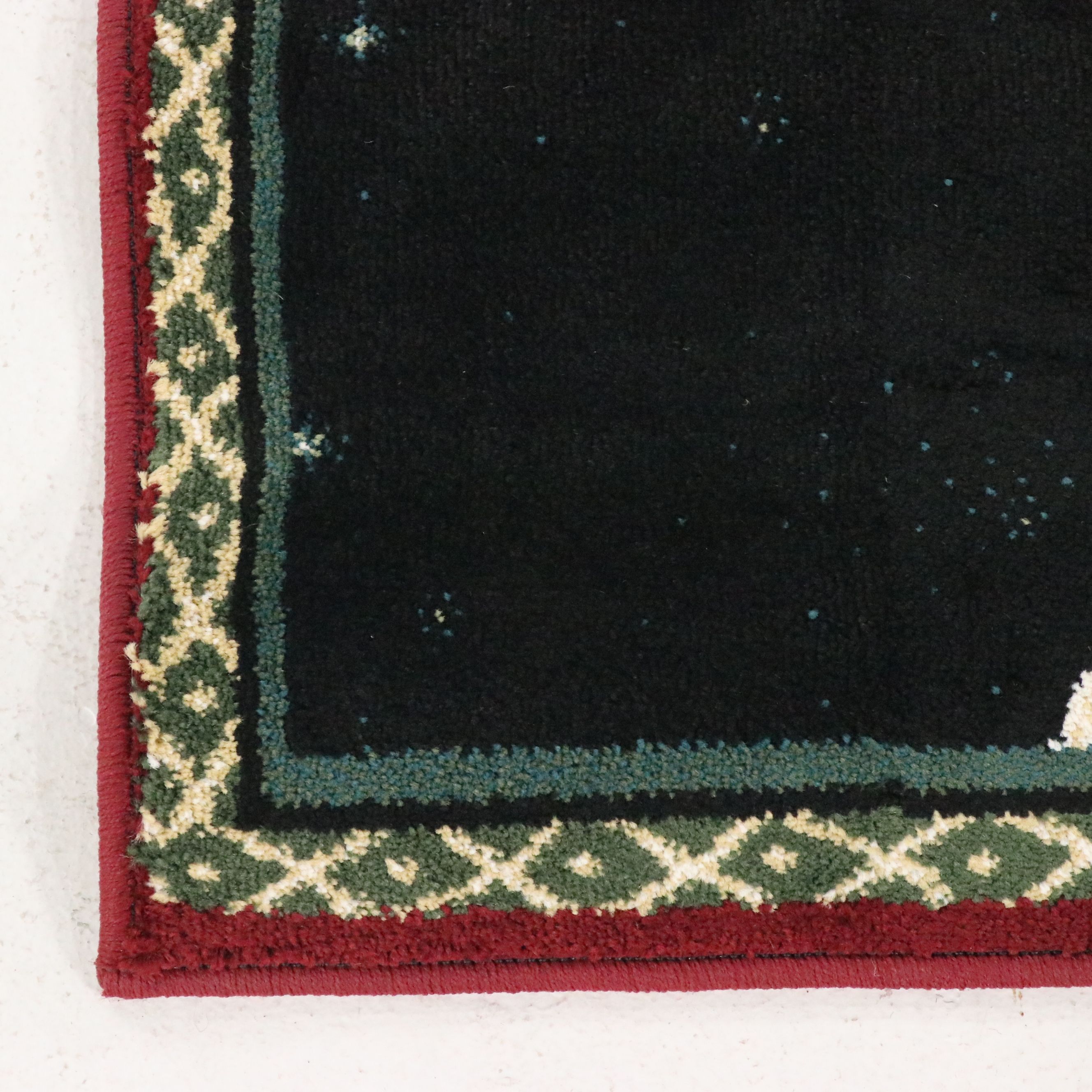 3'3 x 4'7 Machine Made Shaw "Santa" Holiday Accent Rug