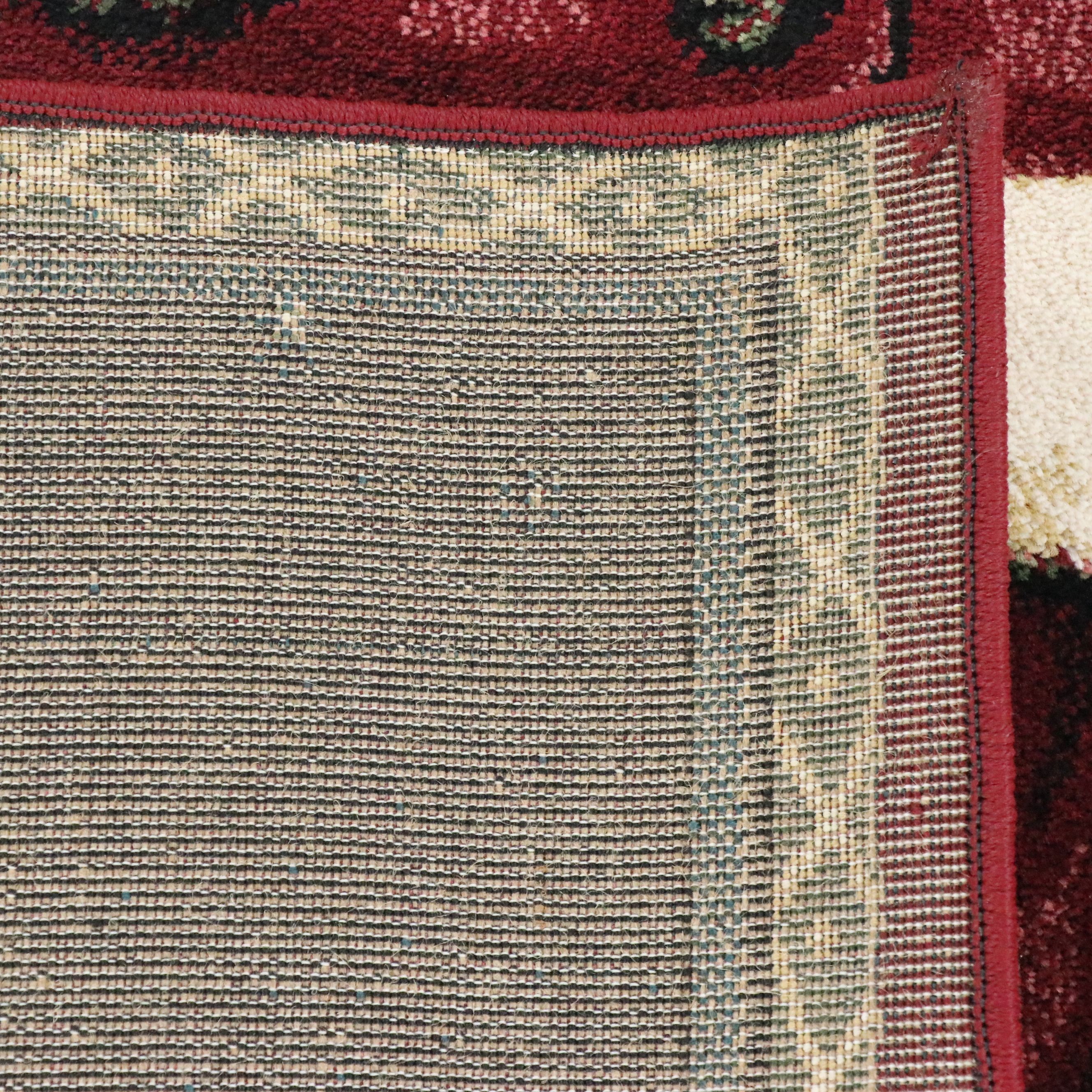 3'3 x 4'7 Machine Made Shaw "Santa" Holiday Accent Rug