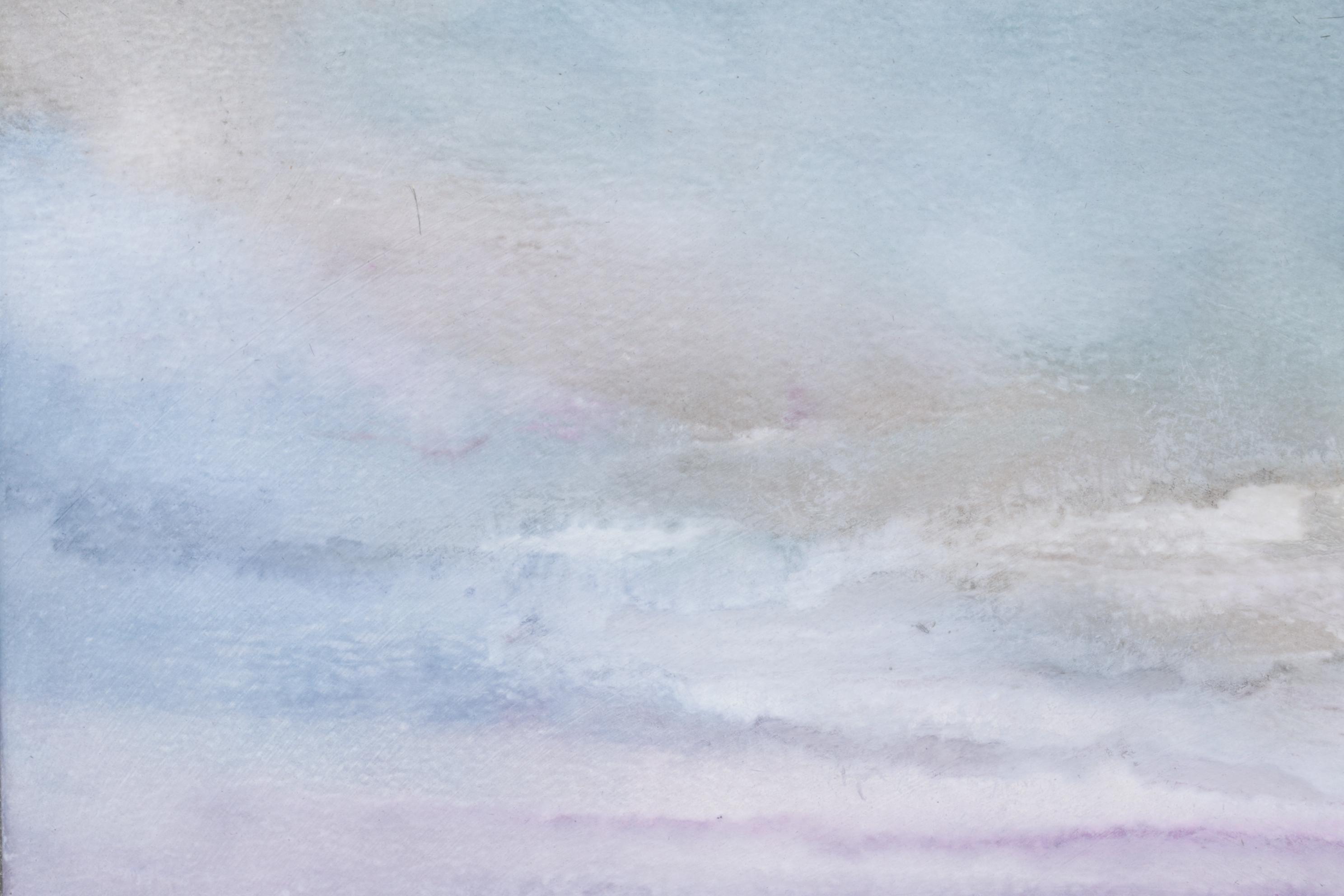 Bob Lehman Beach Landscape Oil Painting, Late 20th Century