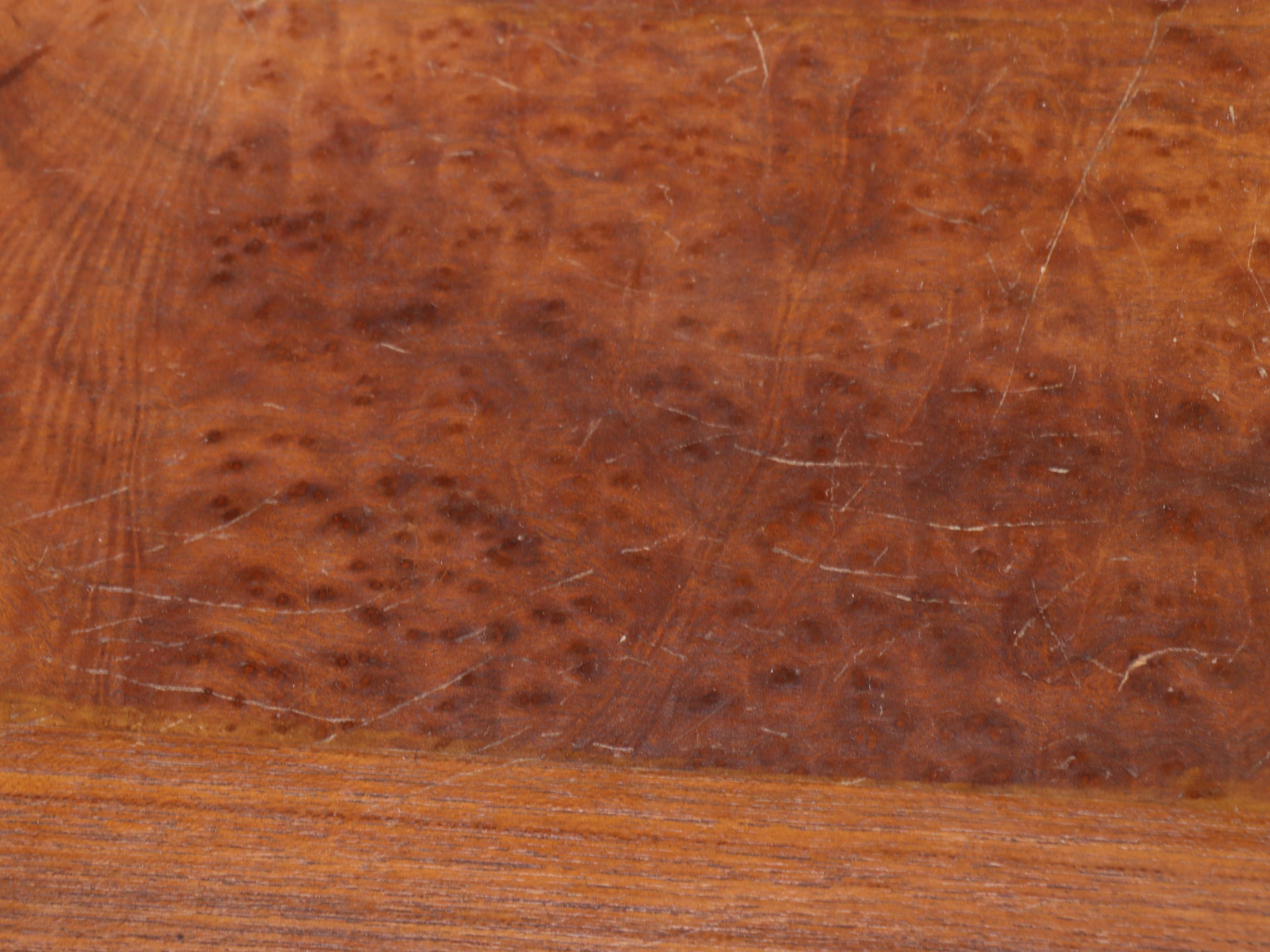 Tansu Style Burl Wood Cabinet