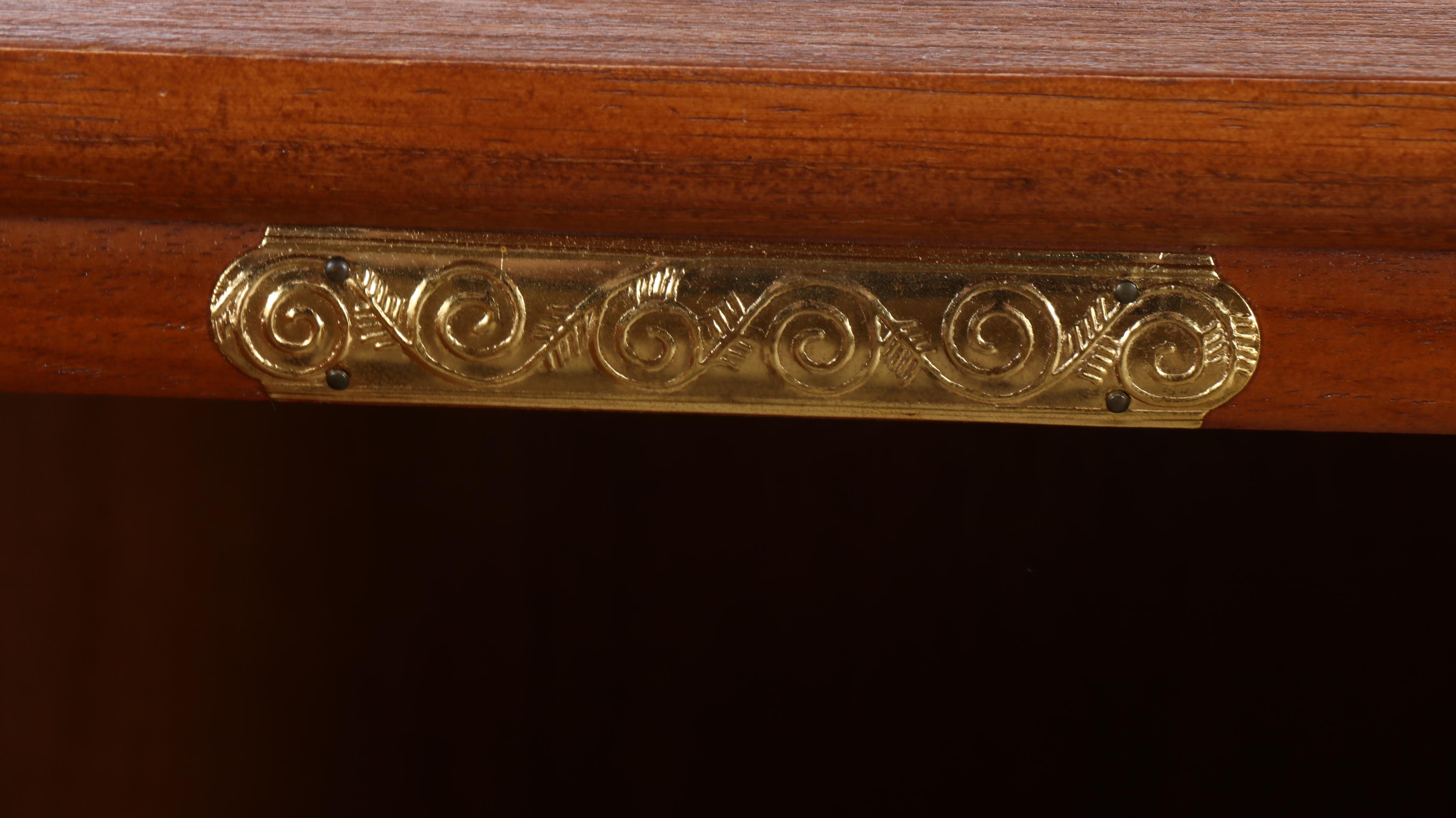 Tansu Style Burl Wood Cabinet