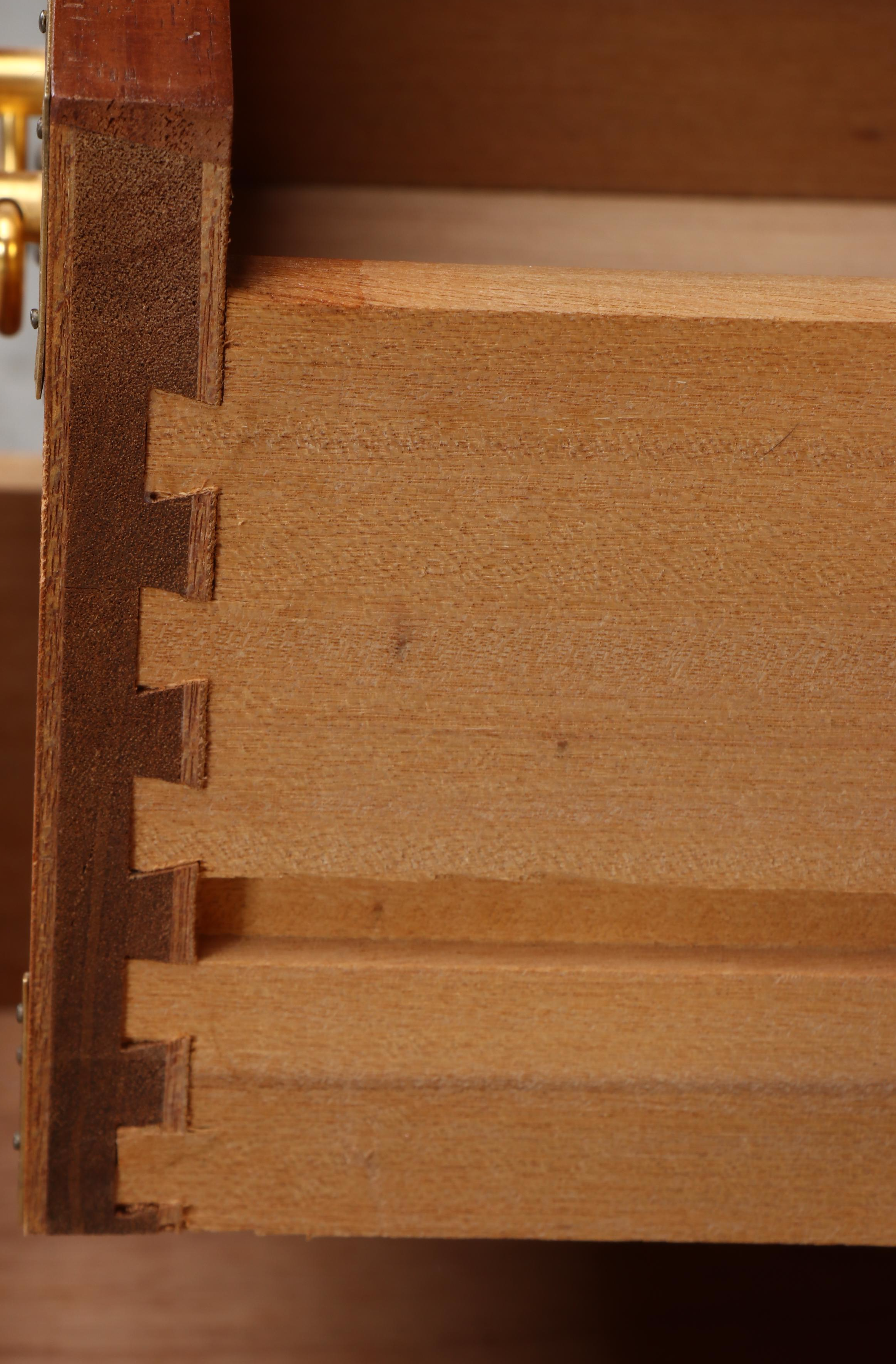 Tansu Style Burl Wood Cabinet