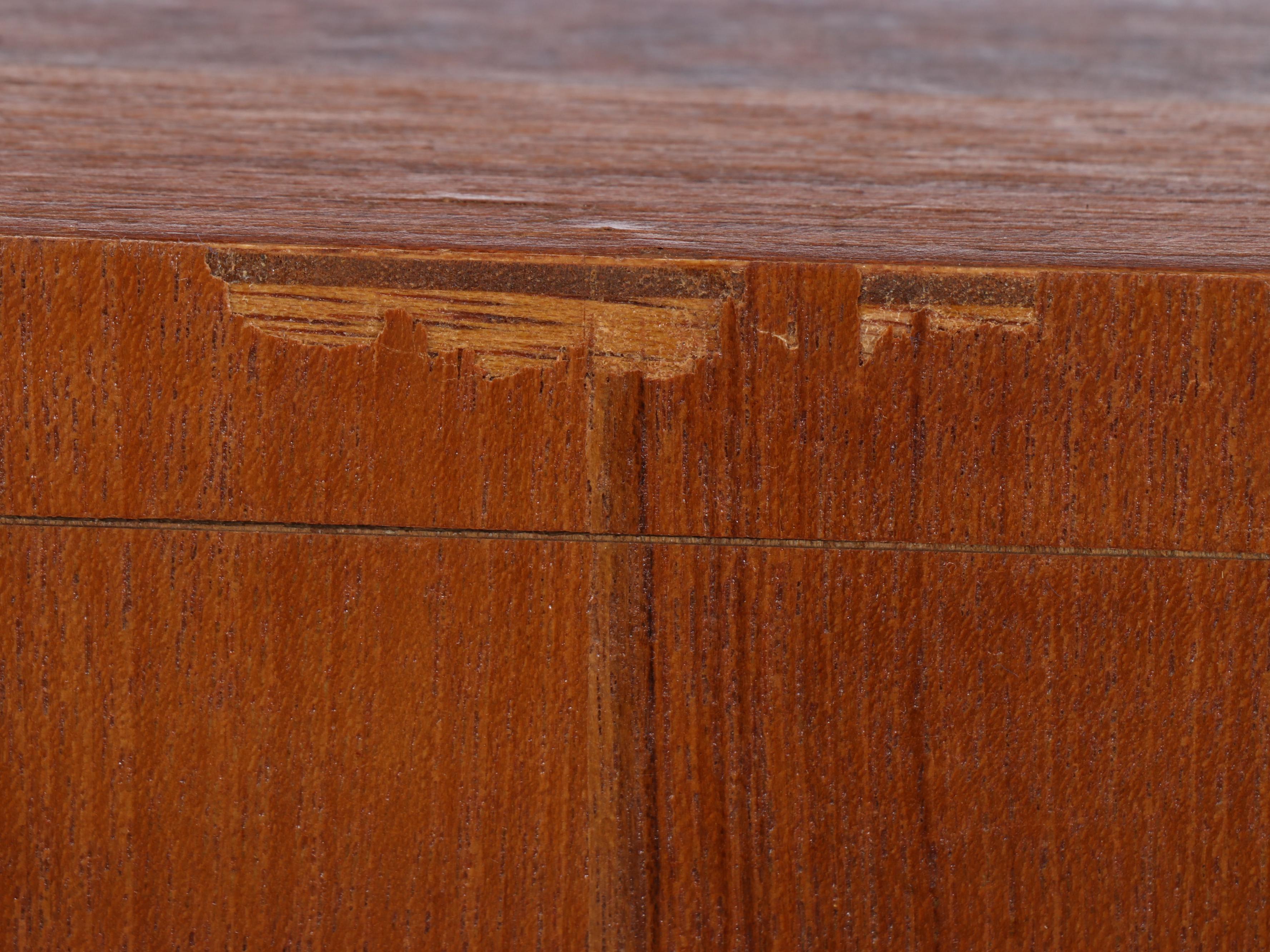 Tansu Style Burl Wood Cabinet