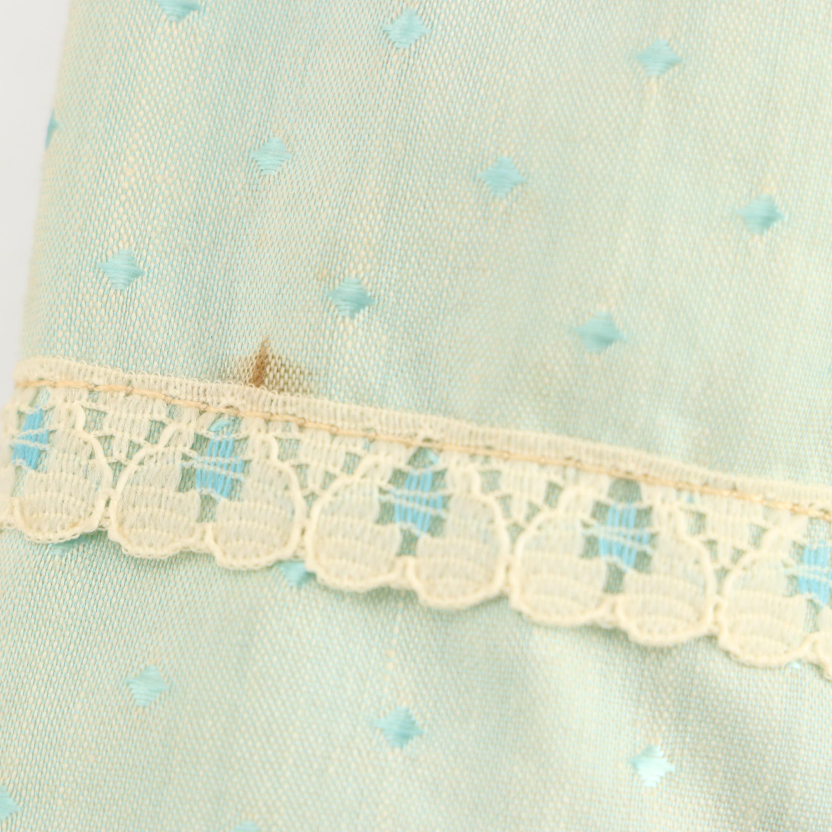 German Porcelain Sleepy Eyes Doll with Other Doll, Early to Mid-20th Century