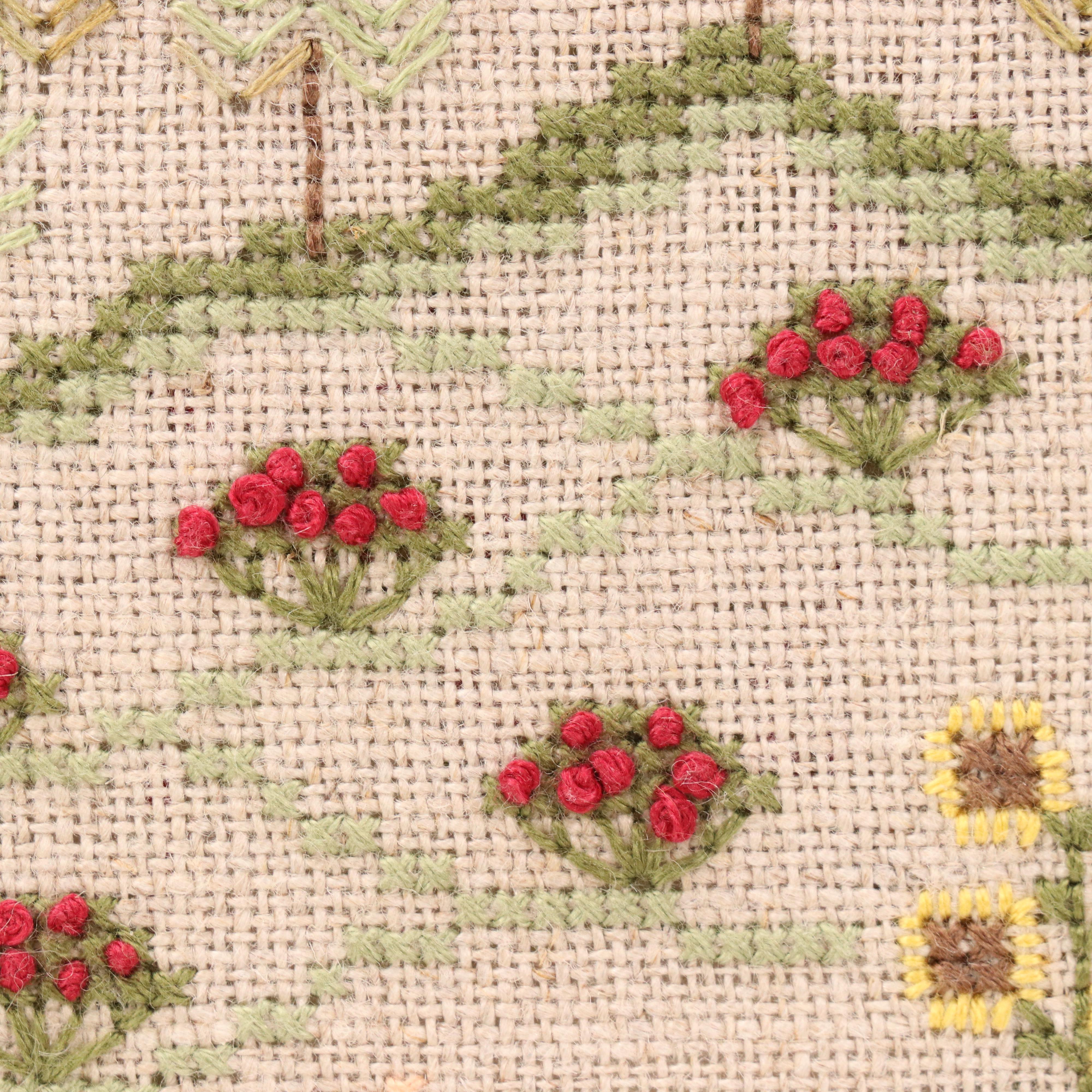 Sue White Cross-Stitch Panel "Lady of the Thread," 2006 and More