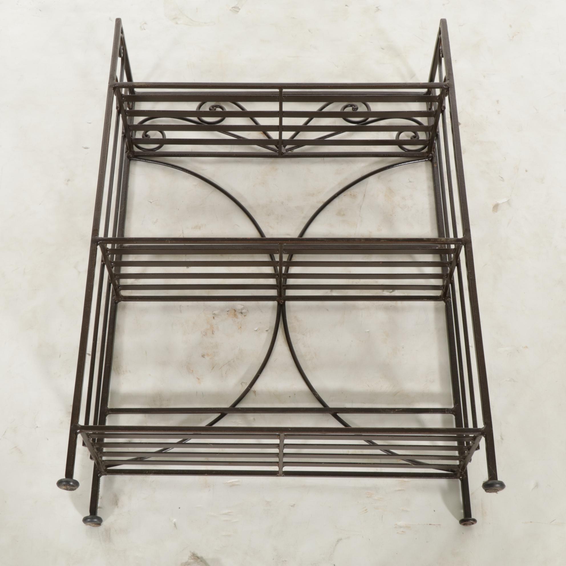 Metal Small Bookshelf