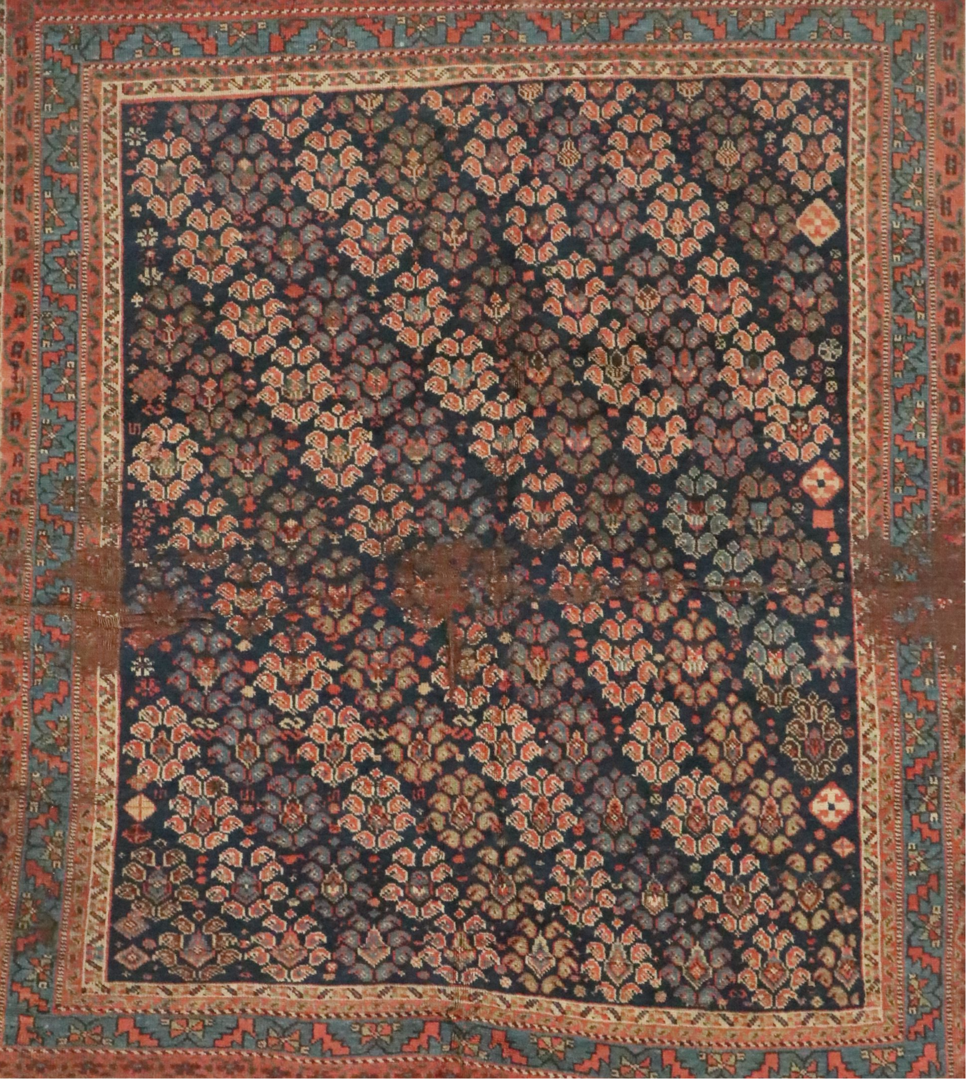 5'3 x 5'10 Hand-Knotted Caucasian Genji Area Rug
