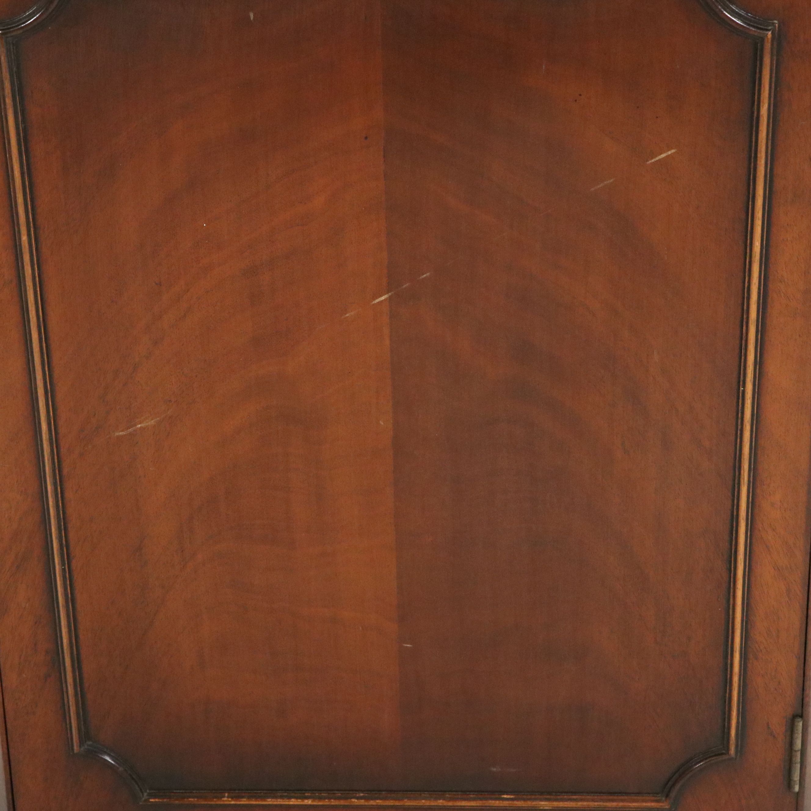 Chippendale Style Walnut Corner Étagère