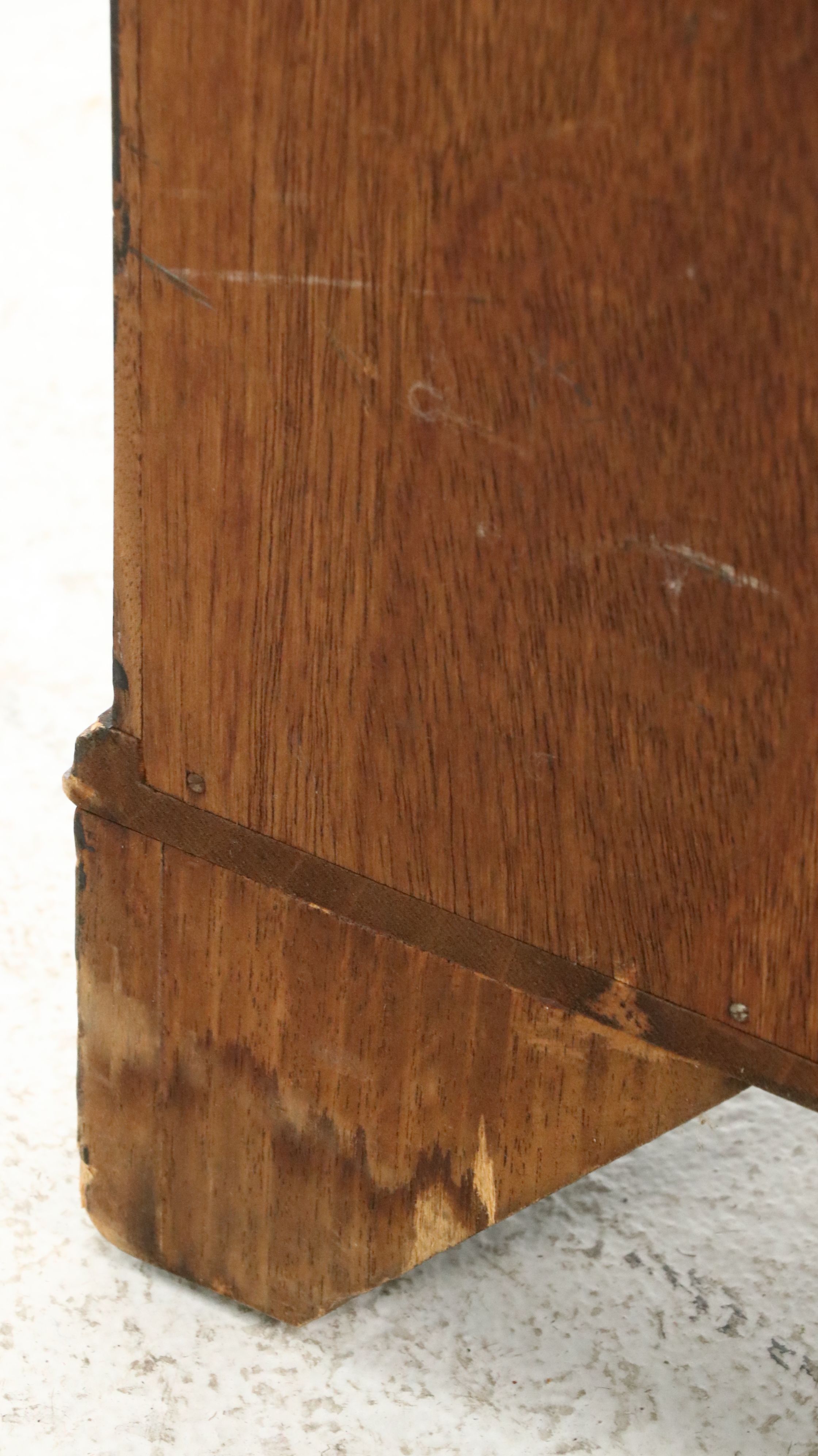 Chippendale Style Walnut Corner Étagère