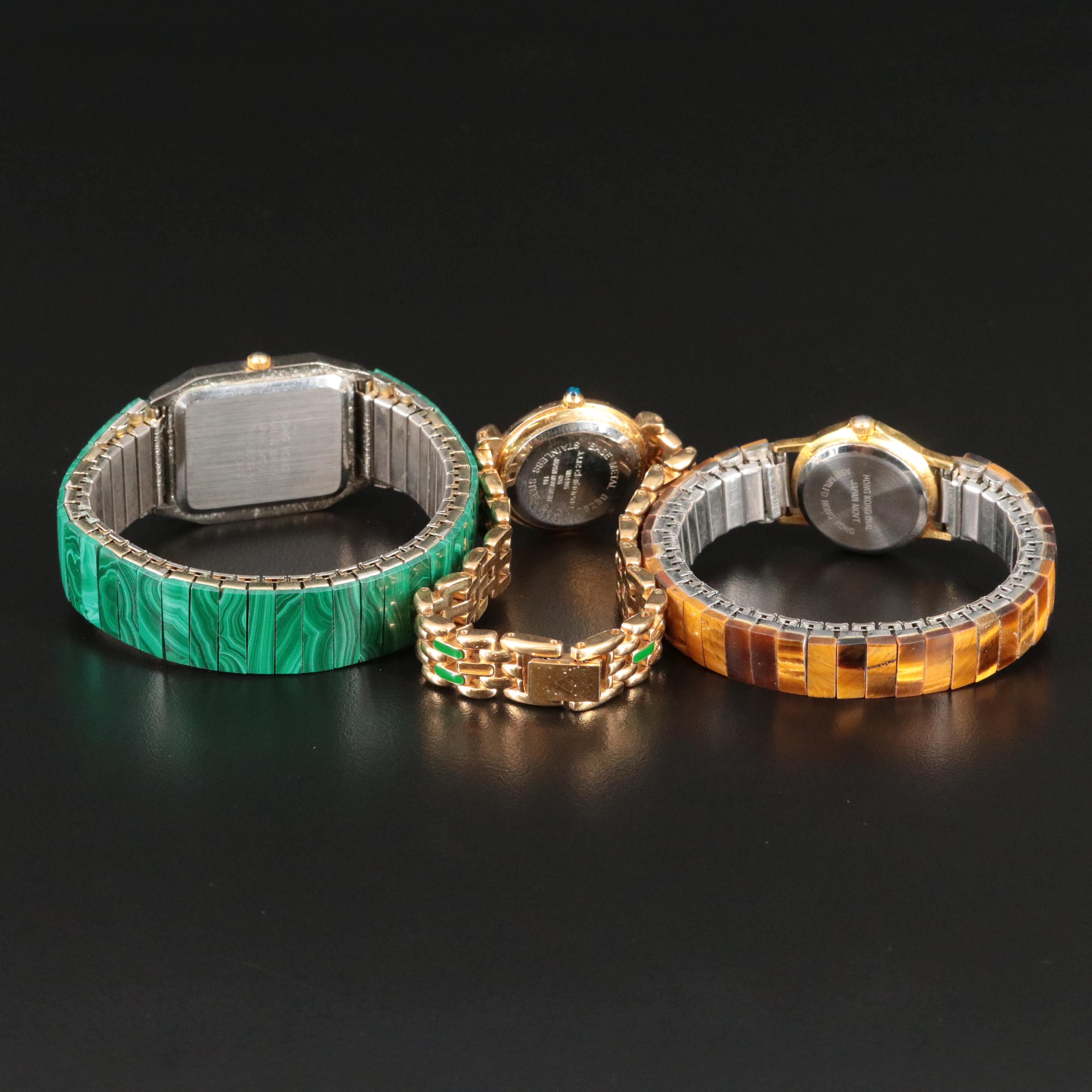 Fashion Watch Lot Featuring Liz Claiborne and Santa Fe