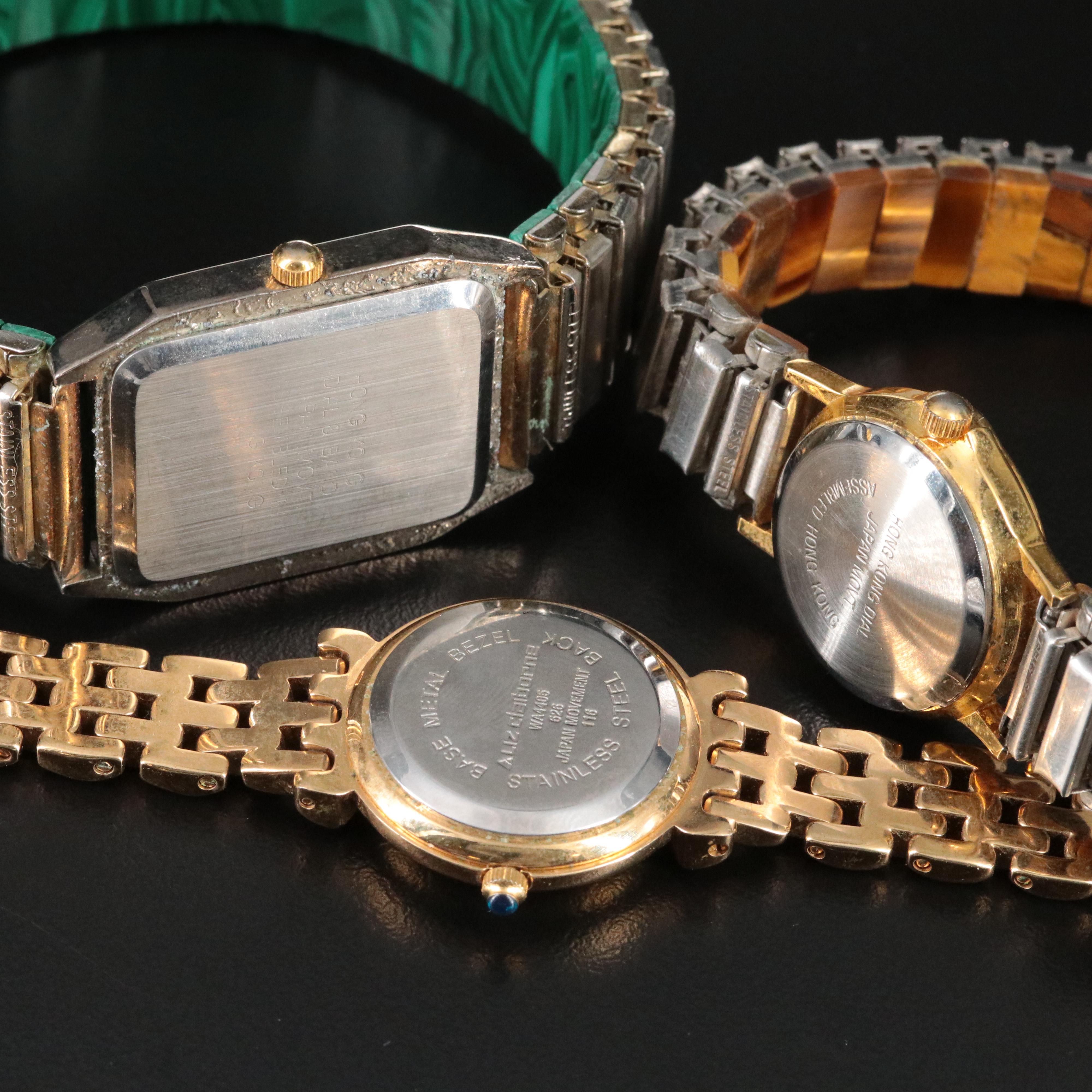 Fashion Watch Lot Featuring Liz Claiborne and Santa Fe